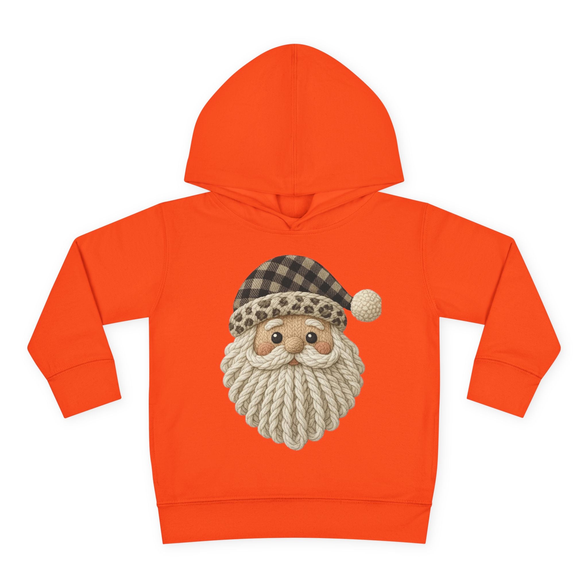 Toddler Hoodie  Cozy Plaid Santa Gnome Pullover