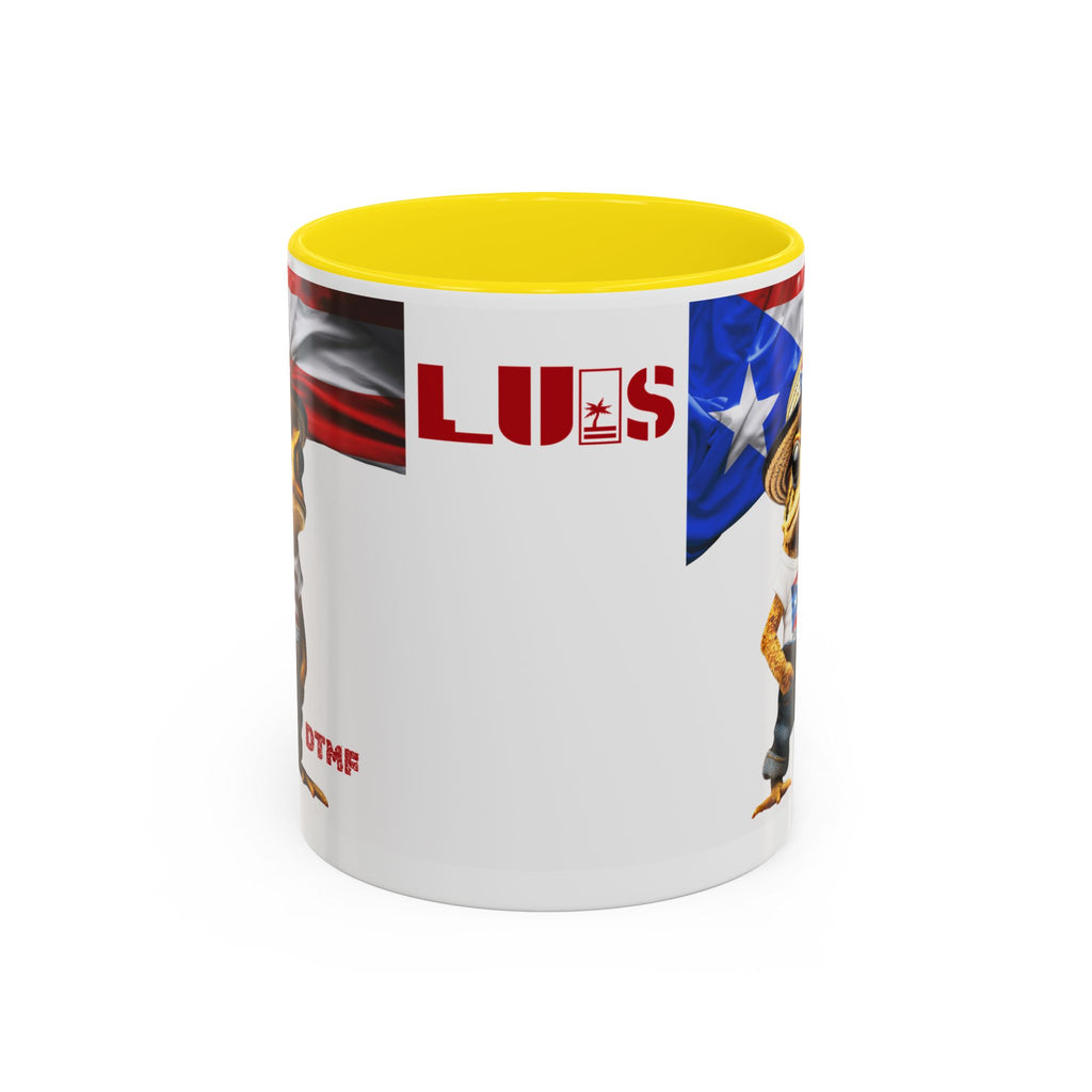 Puerto Rican Frog Character Coffee Mug - Fun Accent Mug for Coffee Lovers