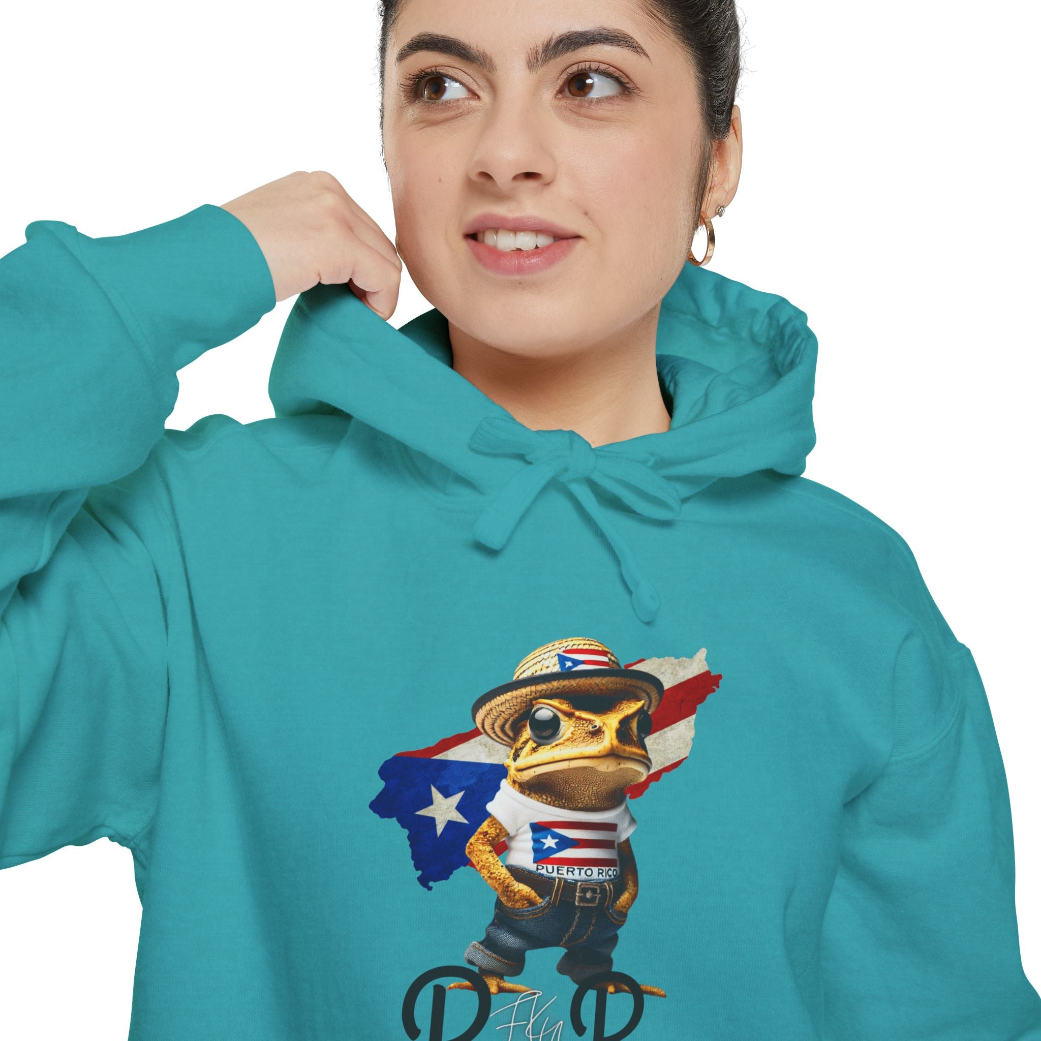 Camiseta y Sudadera Unisex con Bordado – Diseño de Puerto Rico Puerto Rico Embroidered T-Shirt & Unisex Crewneck Sweatshirt