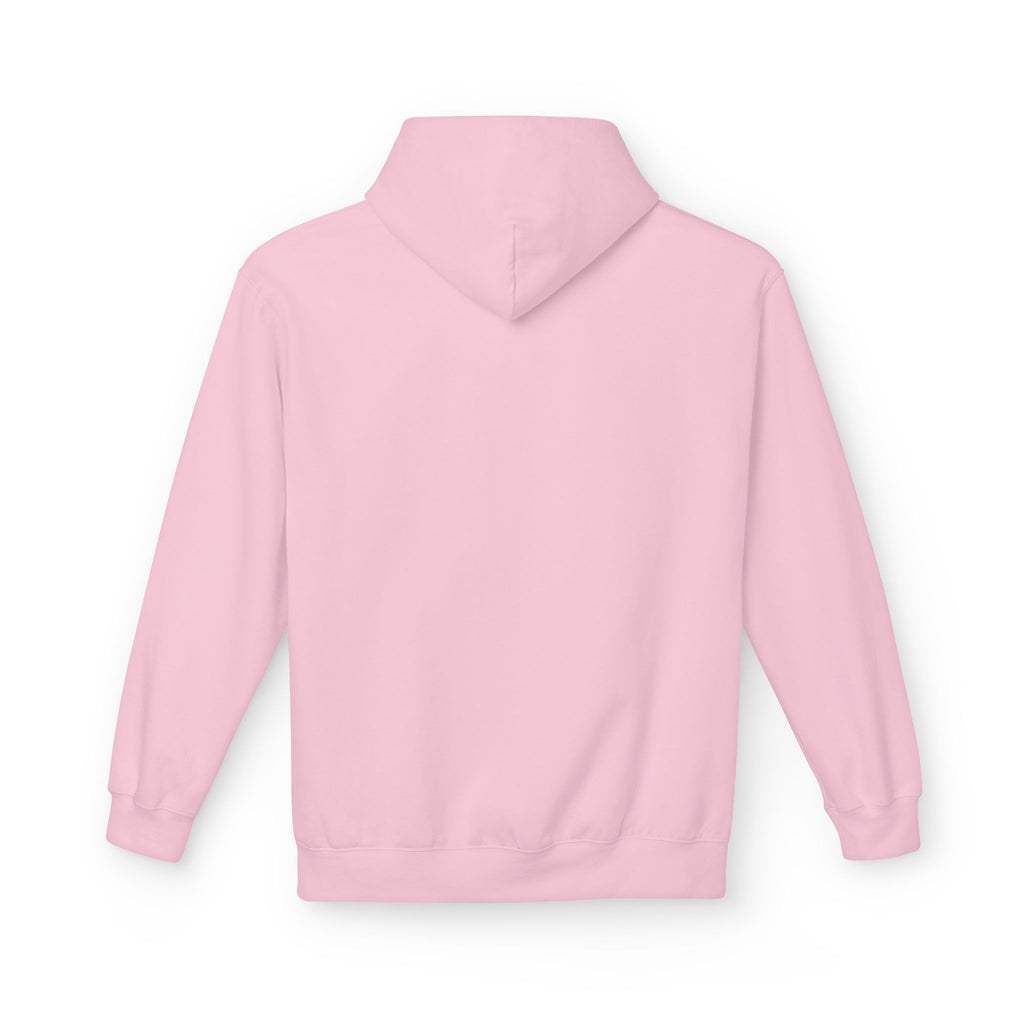 Jolly Candy Cane Holiday Hoodie — "JOLLY" Festive Sweatshirt