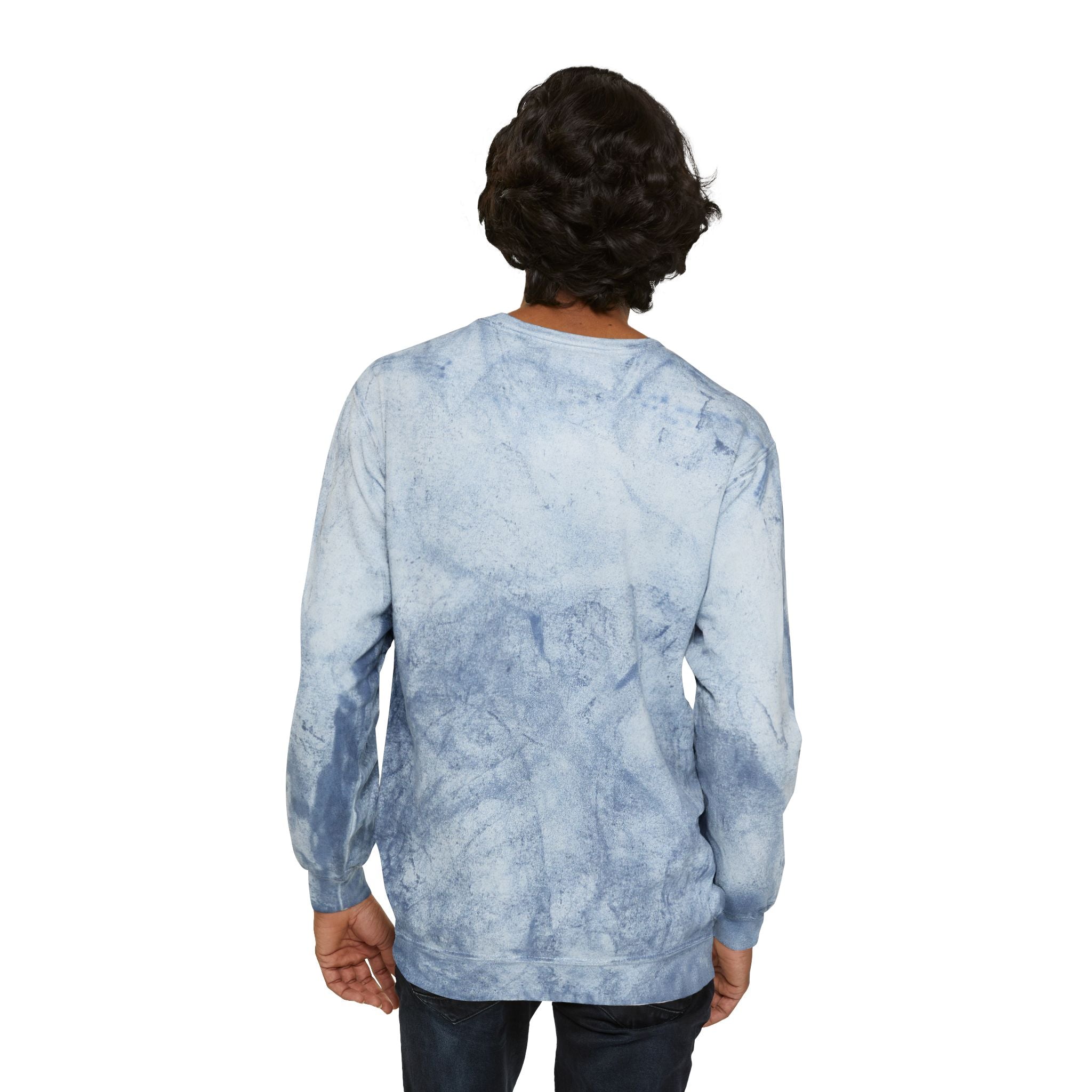 Autism Awareness & Pride Collection Mama Color Blast Crewneck Sweatshirt - Unisex Tie-Dye Style