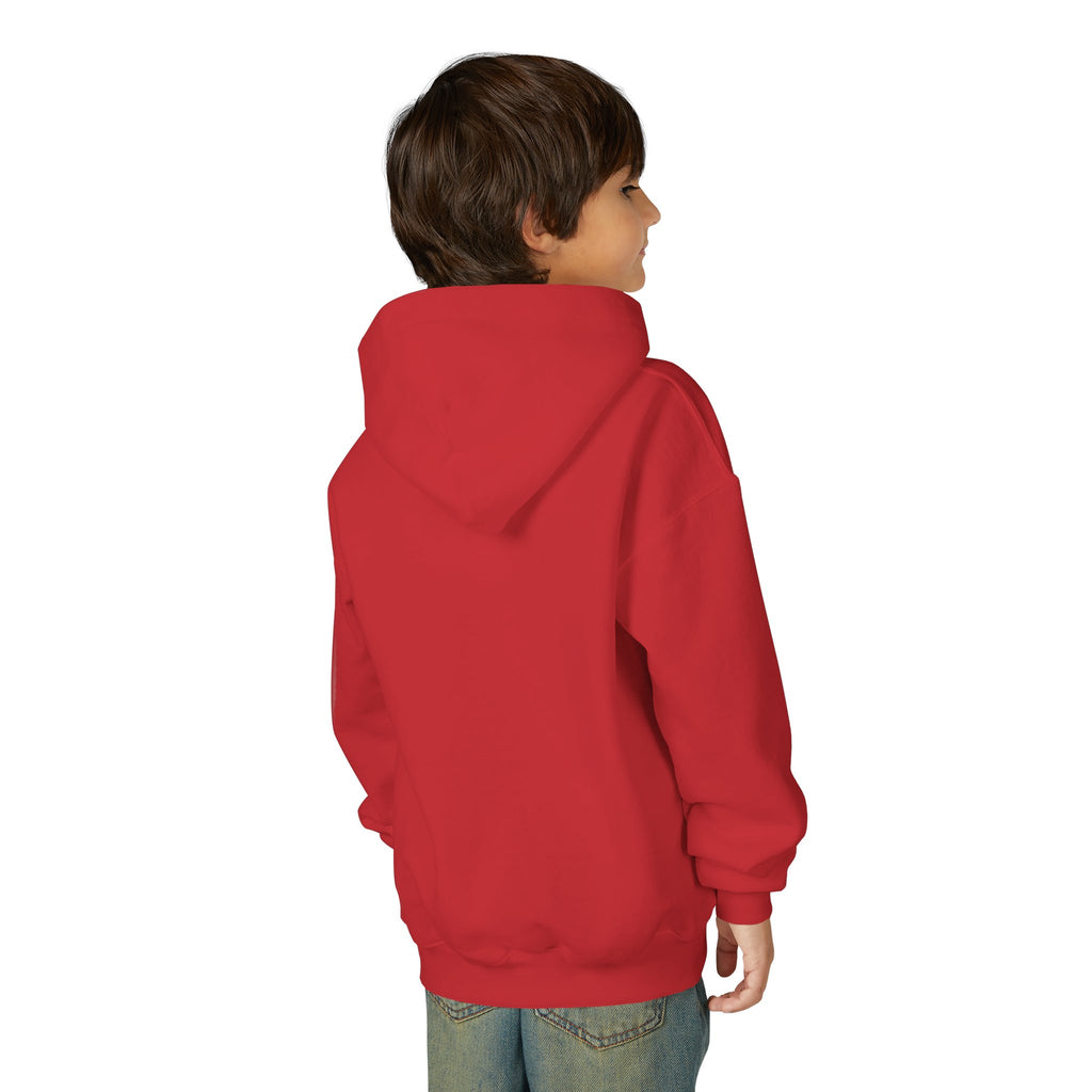 Youth Hoodie  Grinch Christmas Scene with 'Maybe Christmas' Quote