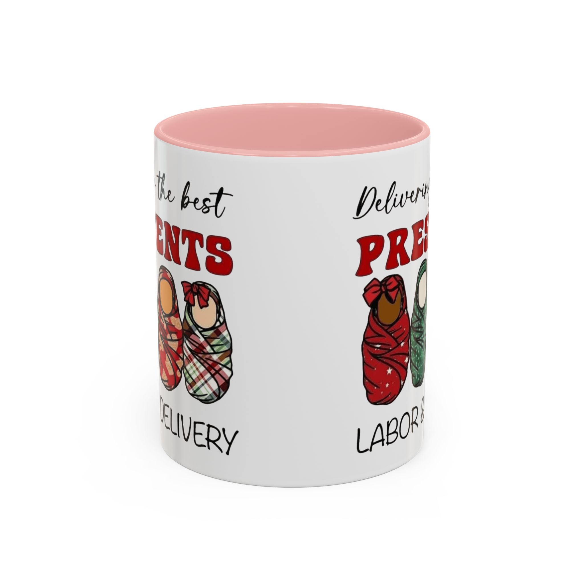 Christmas Presents Delivery Coffee Mug — "Delivering the Best Presents" Accent Mug Medical Christmas Mug,