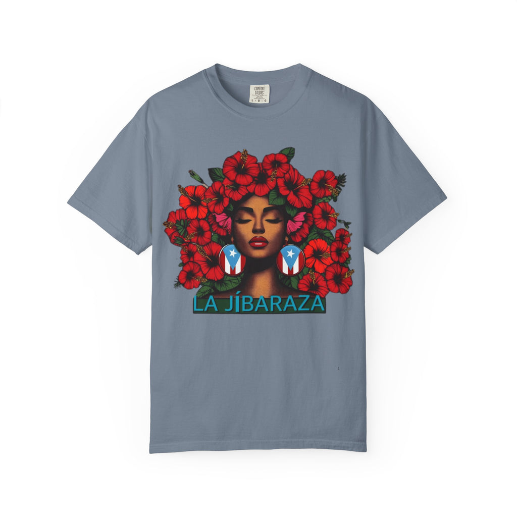Puerto Rico Navidades T-Shirt — "La Jíbaraza" Floral Puerto Rican Pride Tee