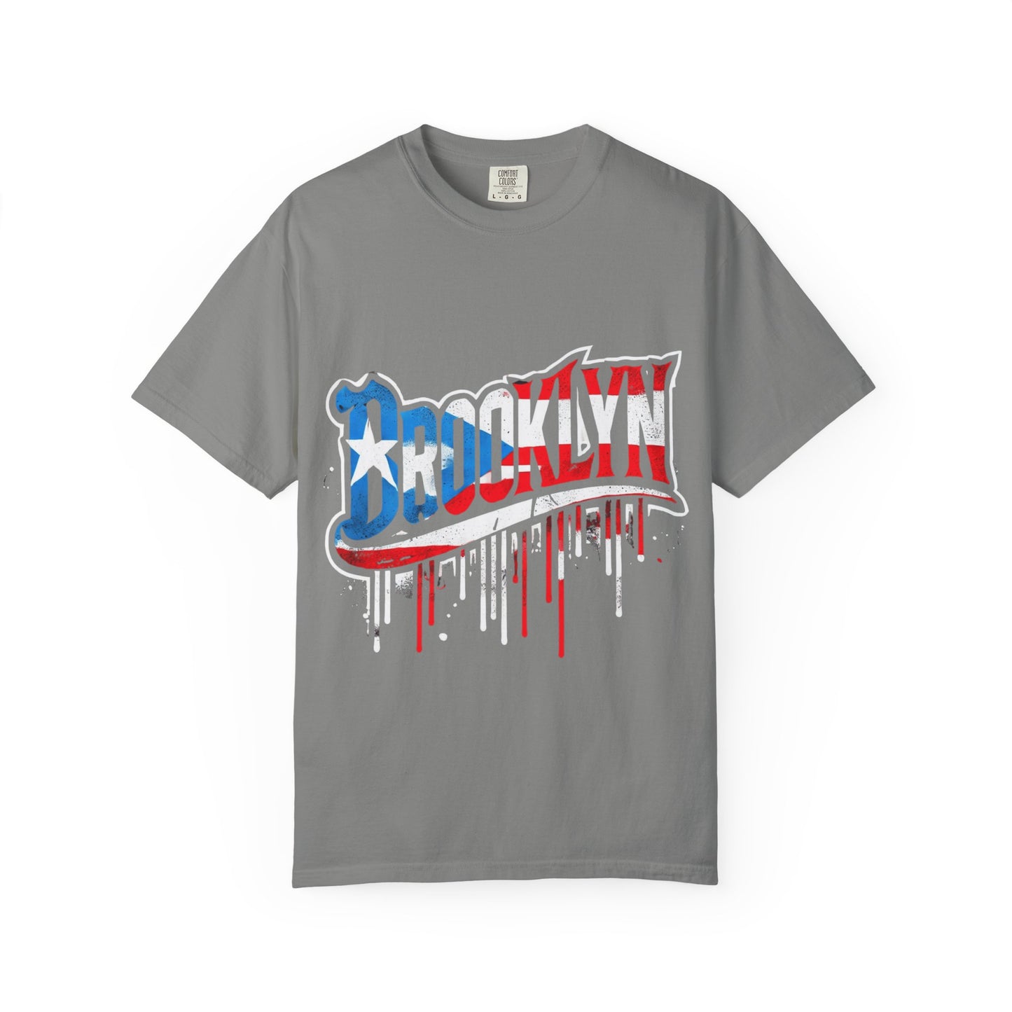 New York Meets Puerto Rico Brooklyn Style Unisex T-Shirt,  Streetwear Fashion