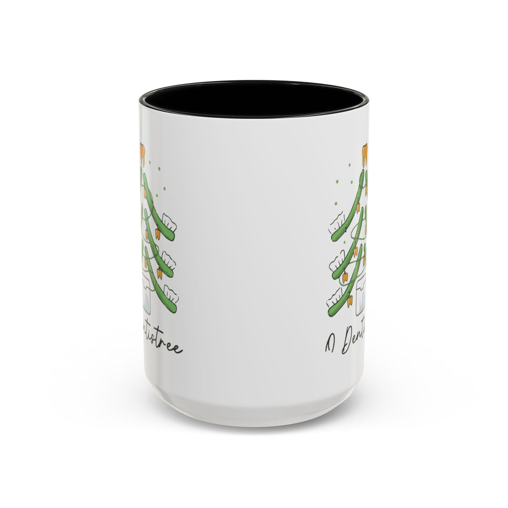 Dentist Christmas Mug - 'A Dentistree' Holiday Coffee Cup (11/15oz)
