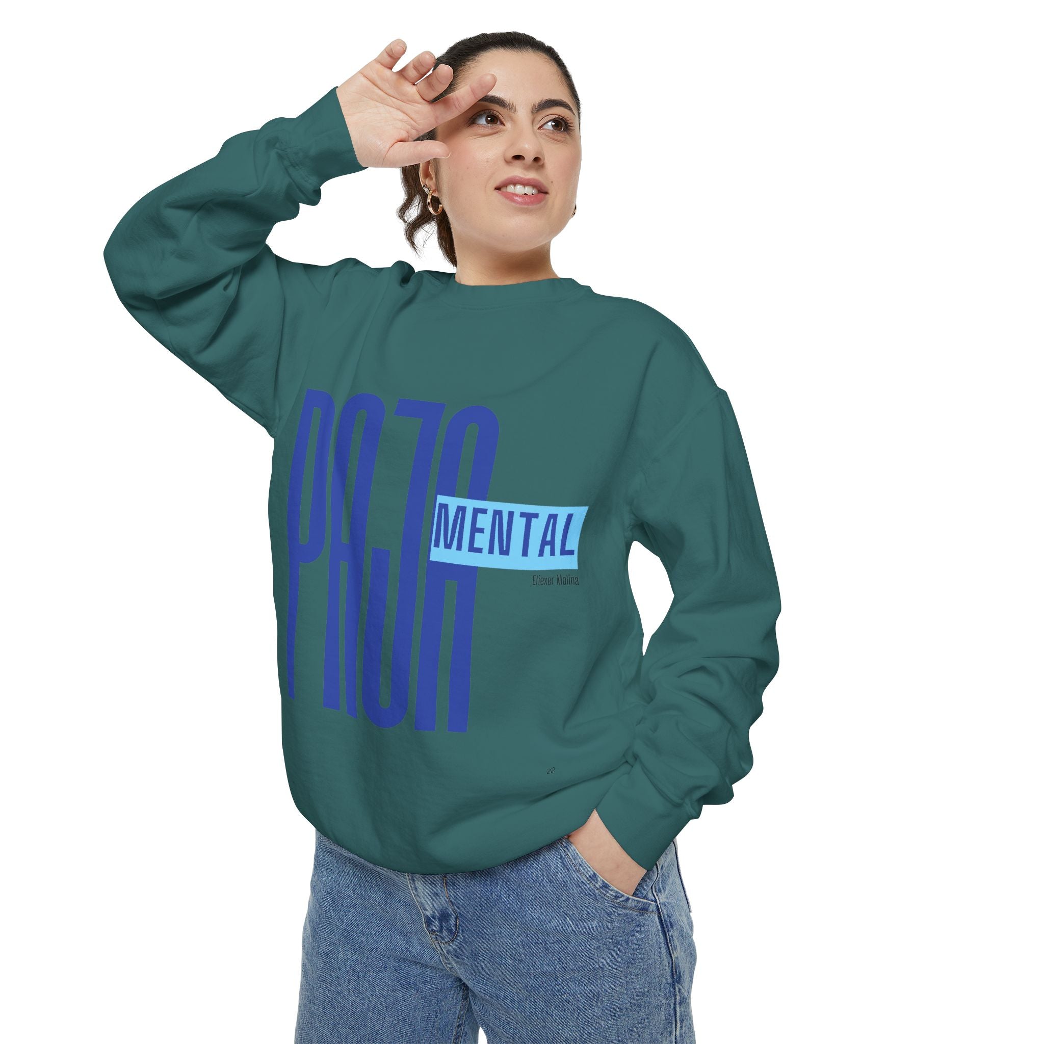 Mental Pazn Sweatshirt "Suerten Ya Esa" Spanish Graphic Crewneck