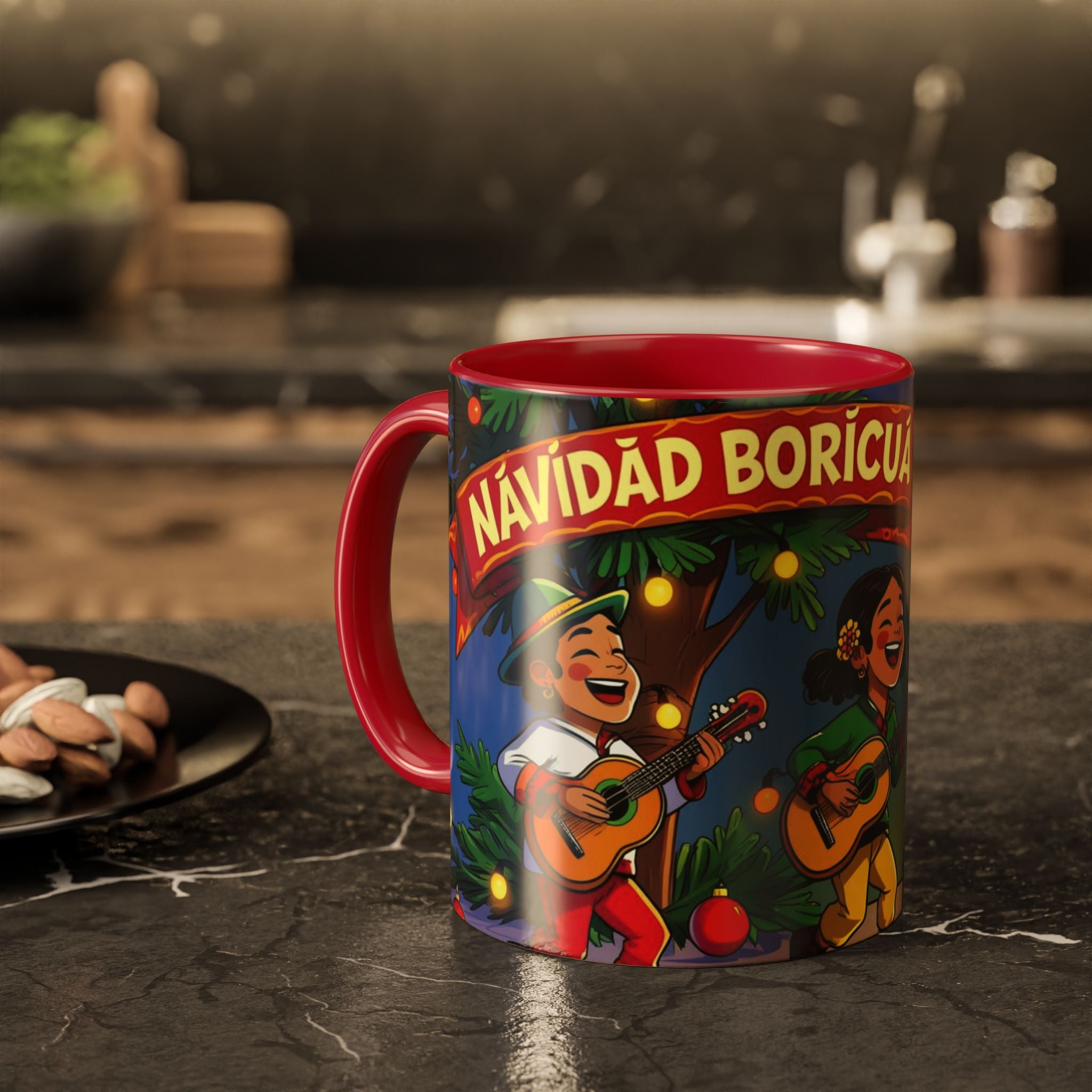 Navidad Boricua Mug Vibrant Puerto Rican Celebration Mug