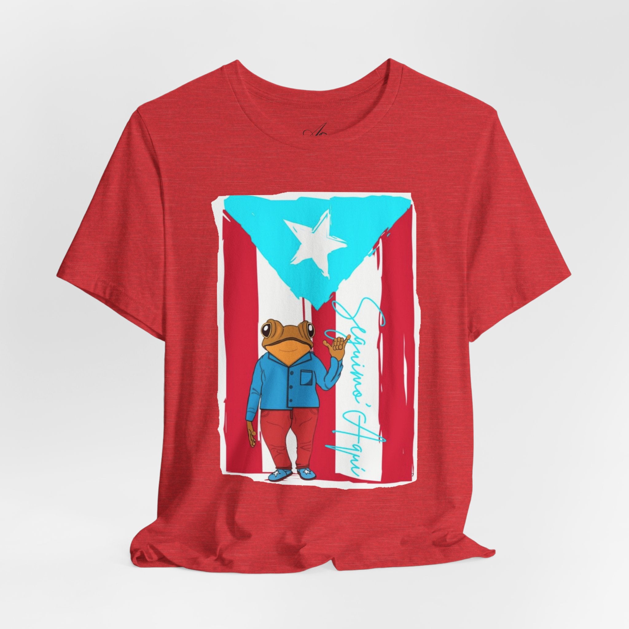 Puerto Rican Coqui Flag T‑Shirt  Boricua Pride Tee
