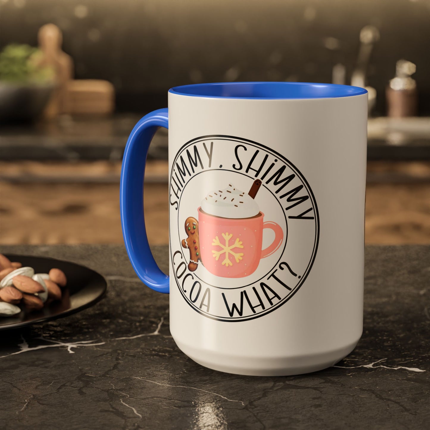 Cute Cocoa Mugs with Gingerbread Design Perfect for Winter Holiday CheerBeverage Cup Christmas Design