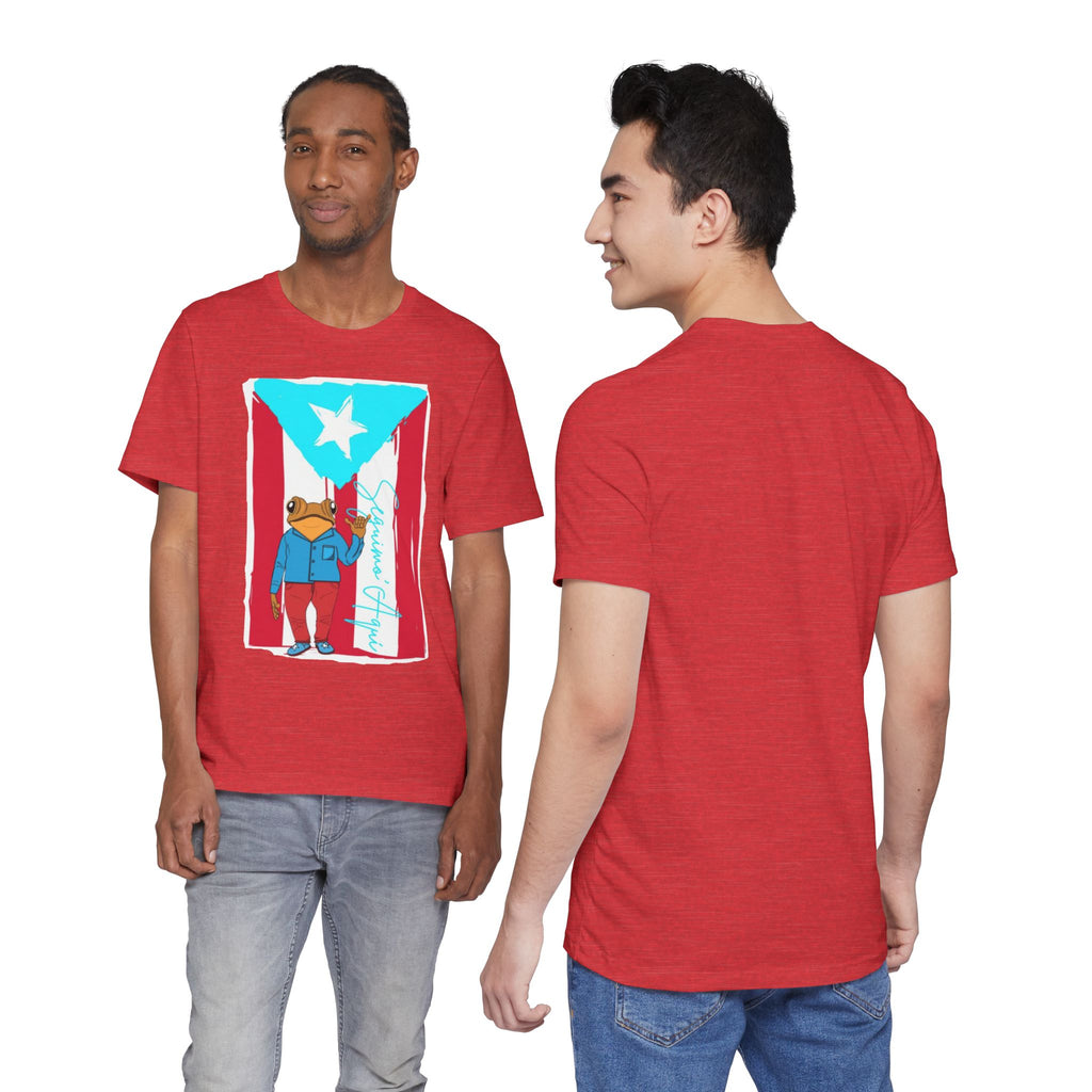 Puerto Rican Coqui Flag T‑Shirt  Boricua Pride Tee