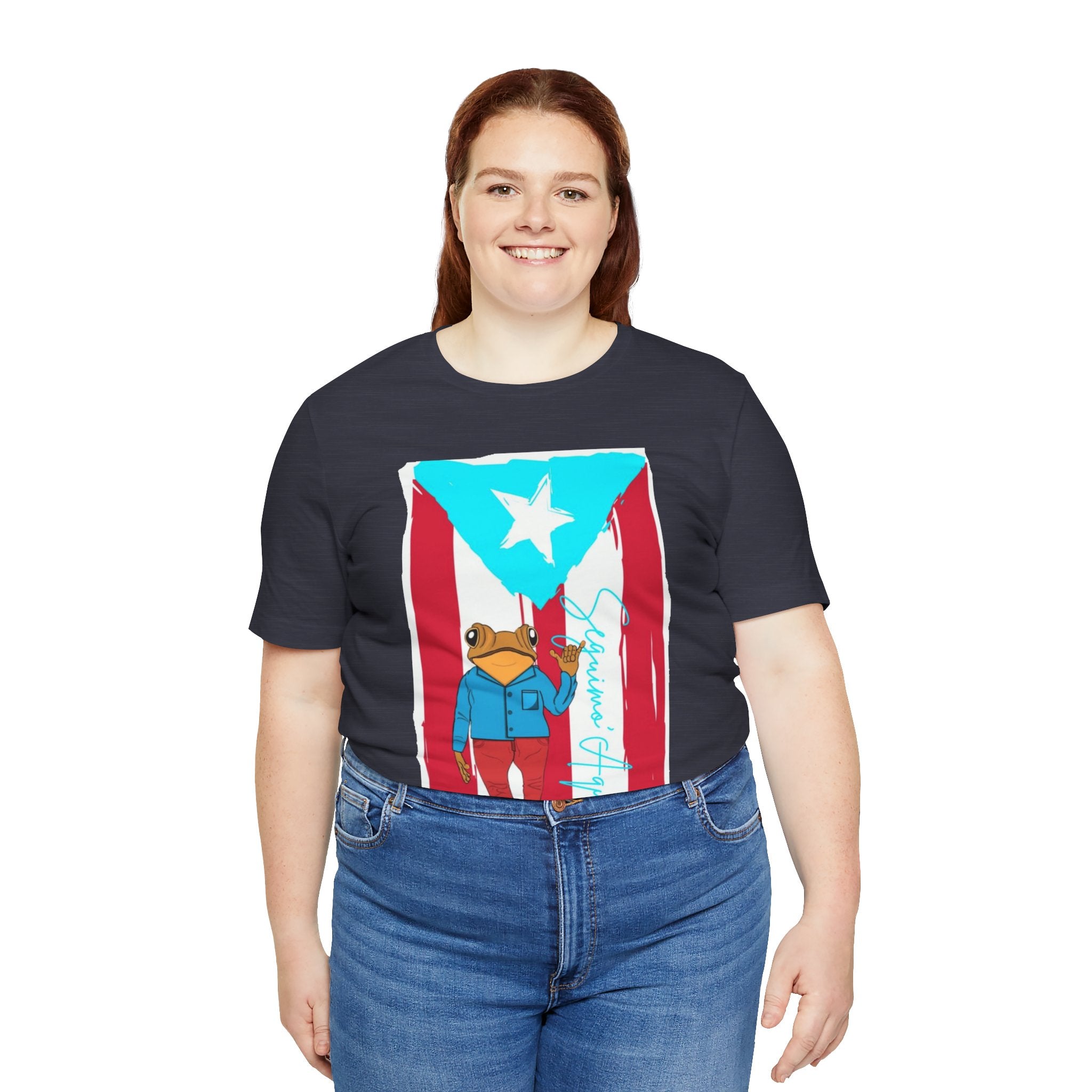 Puerto Rican Coqui Flag T‑Shirt  Boricua Pride Tee