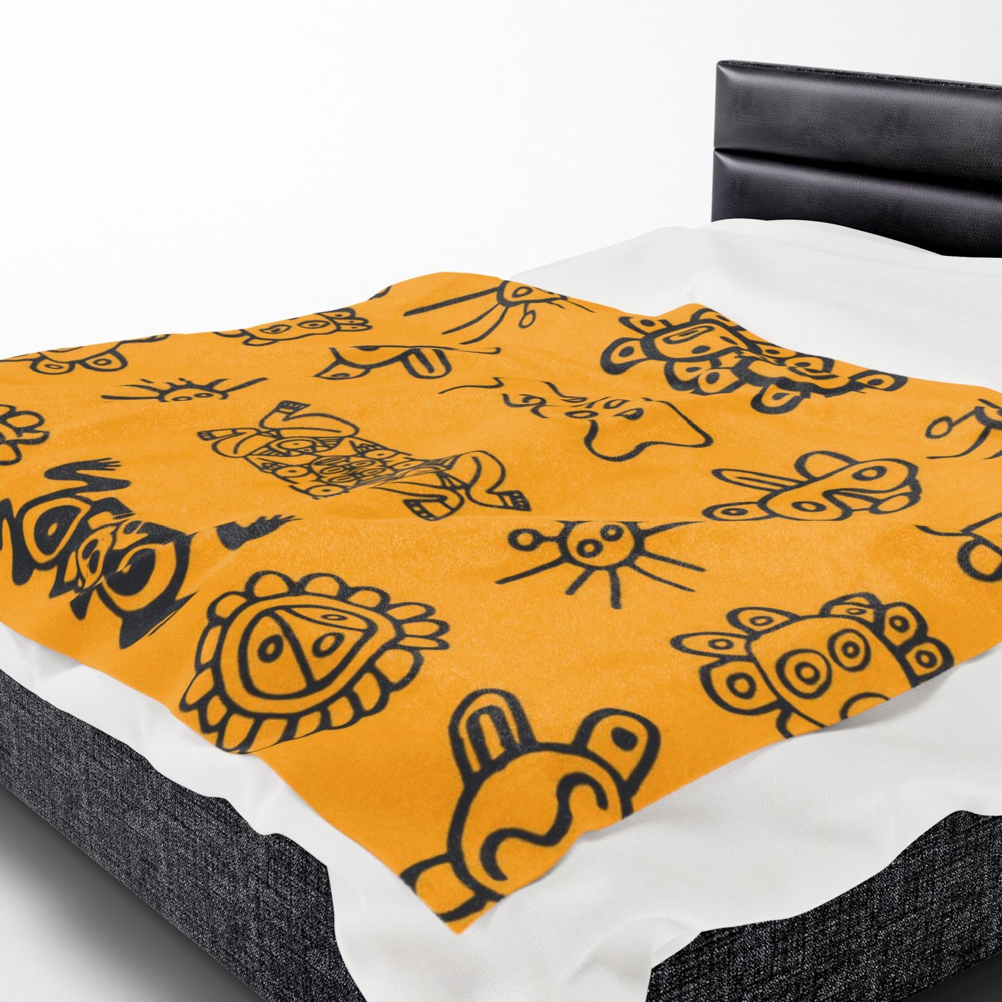 Puerto Rican Christmas patterns & cultural art  Tribal Sun & Totem Pattern Cozy Throw