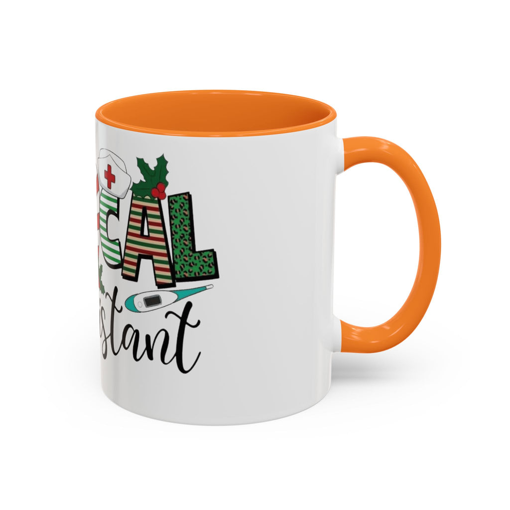 Medical Assistant Christmas Mug — Festive Colorful 11oz/15oz Coffee Cup Medical Christmas Mug