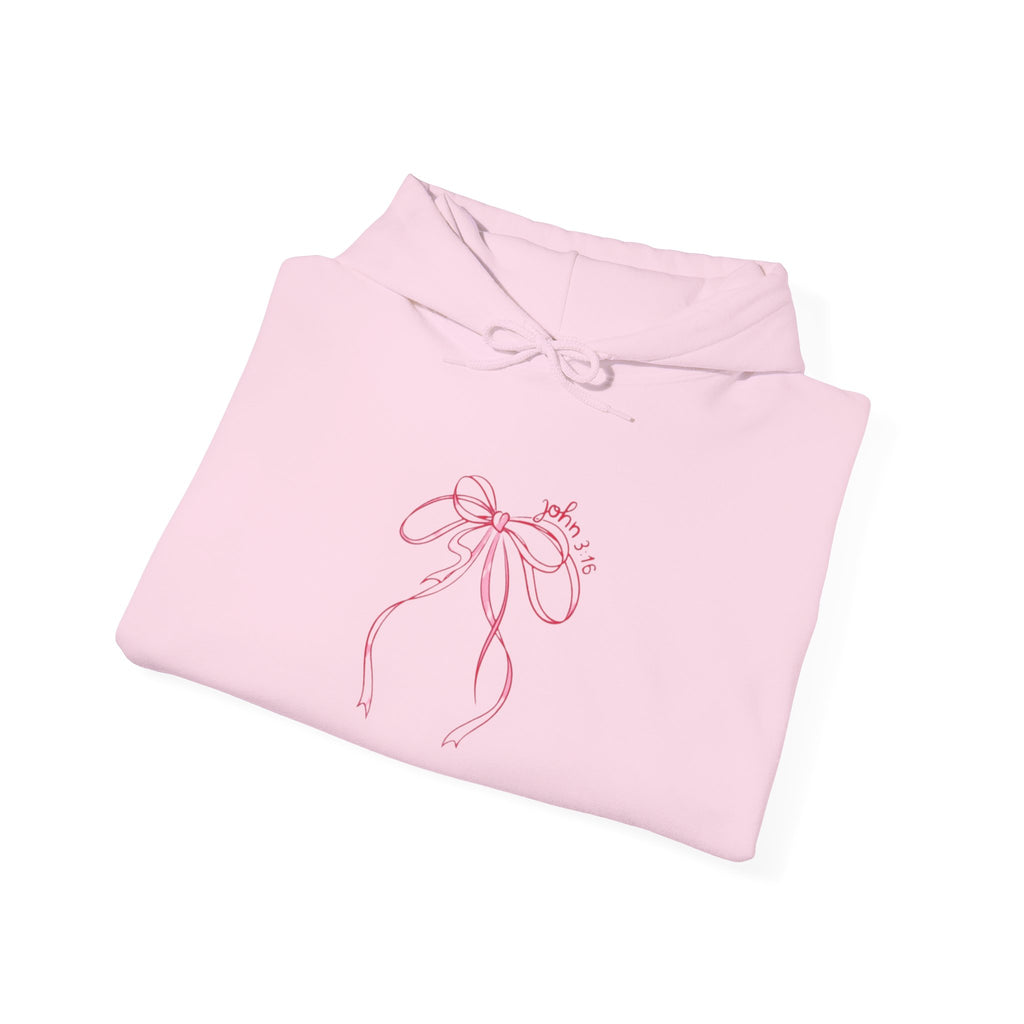 You Are So Loved Hoodie Heart Full” Heart Ribbon Comfort Sweatshirt