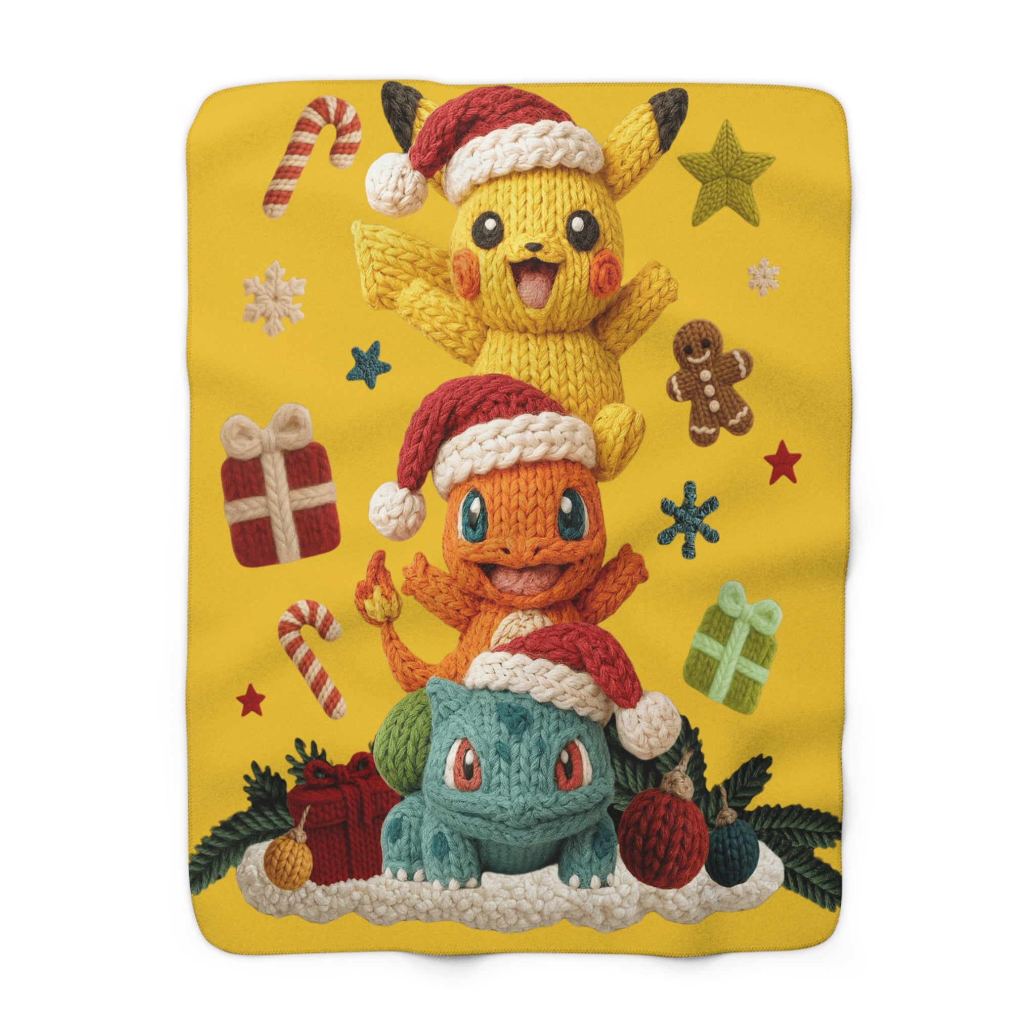 Magical Christmas Cartoon Blanket Holiday Sherpa Blanket  Christmas Throw