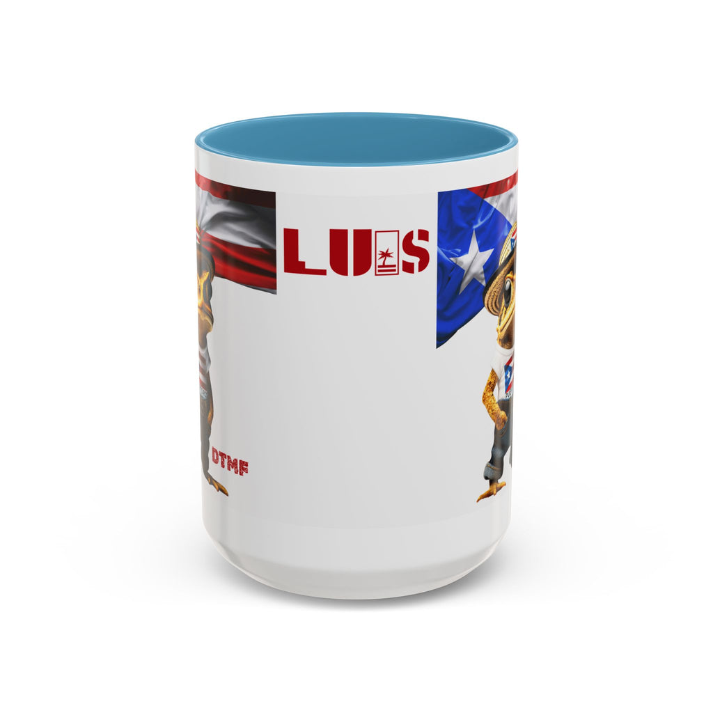 Puerto Rican Frog Character Coffee Mug - Fun Accent Mug for Coffee Lovers