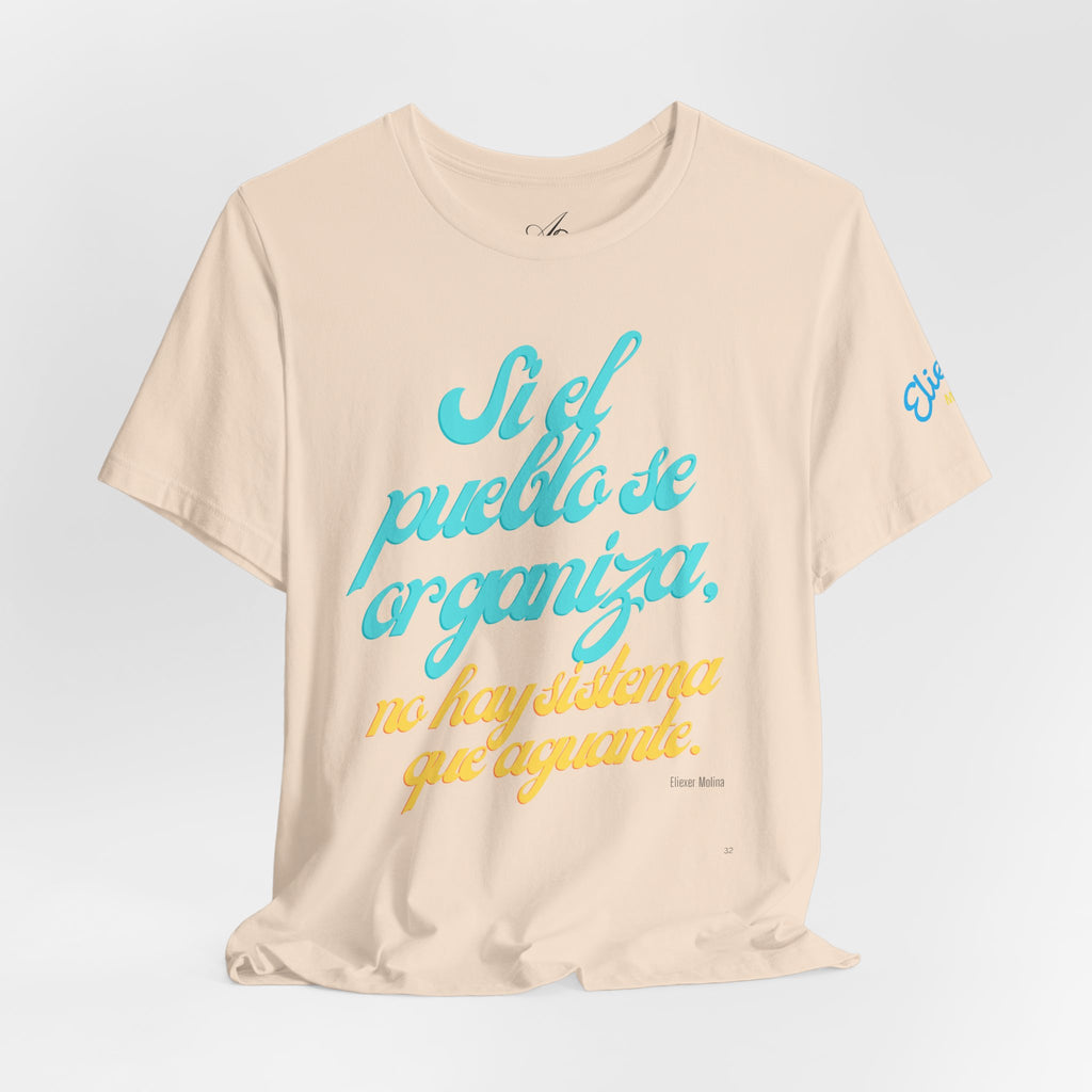 Spanish Script Tee  “Si el pueblo se organiza” Graphic T-Shirt