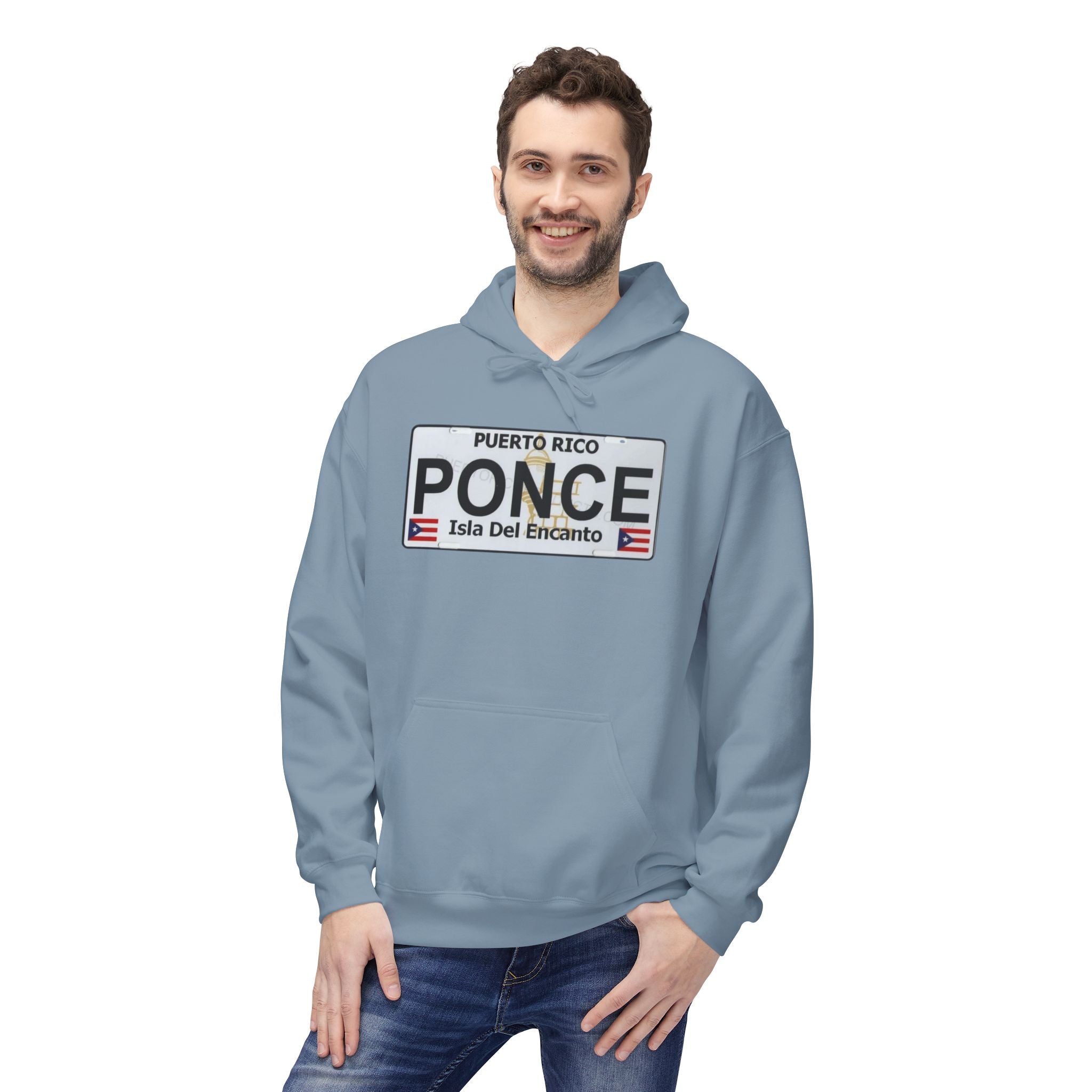Ponce Puerto Rico License Plate Hoodie Isla Del Encanto Pullover