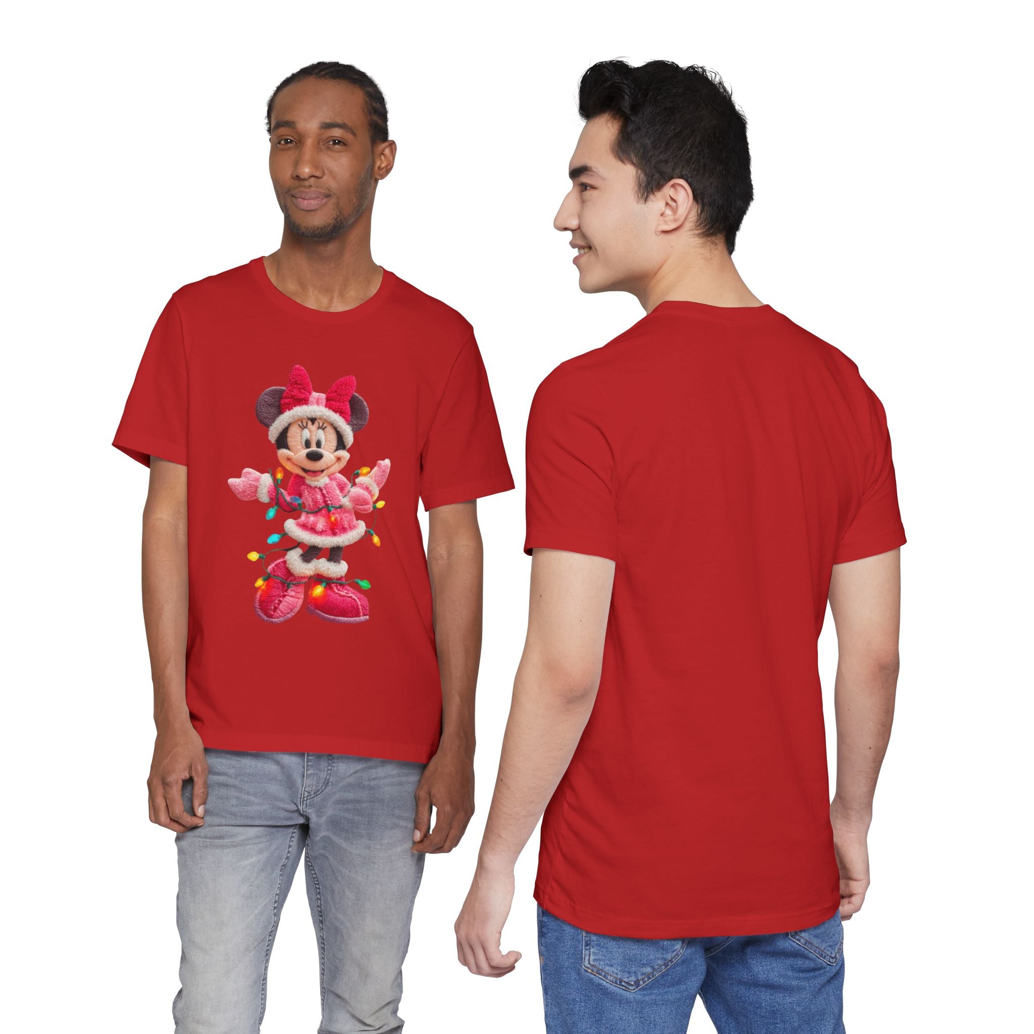 Minnie Mouse Holiday Lights T-Shirt Festive Holiday Designs