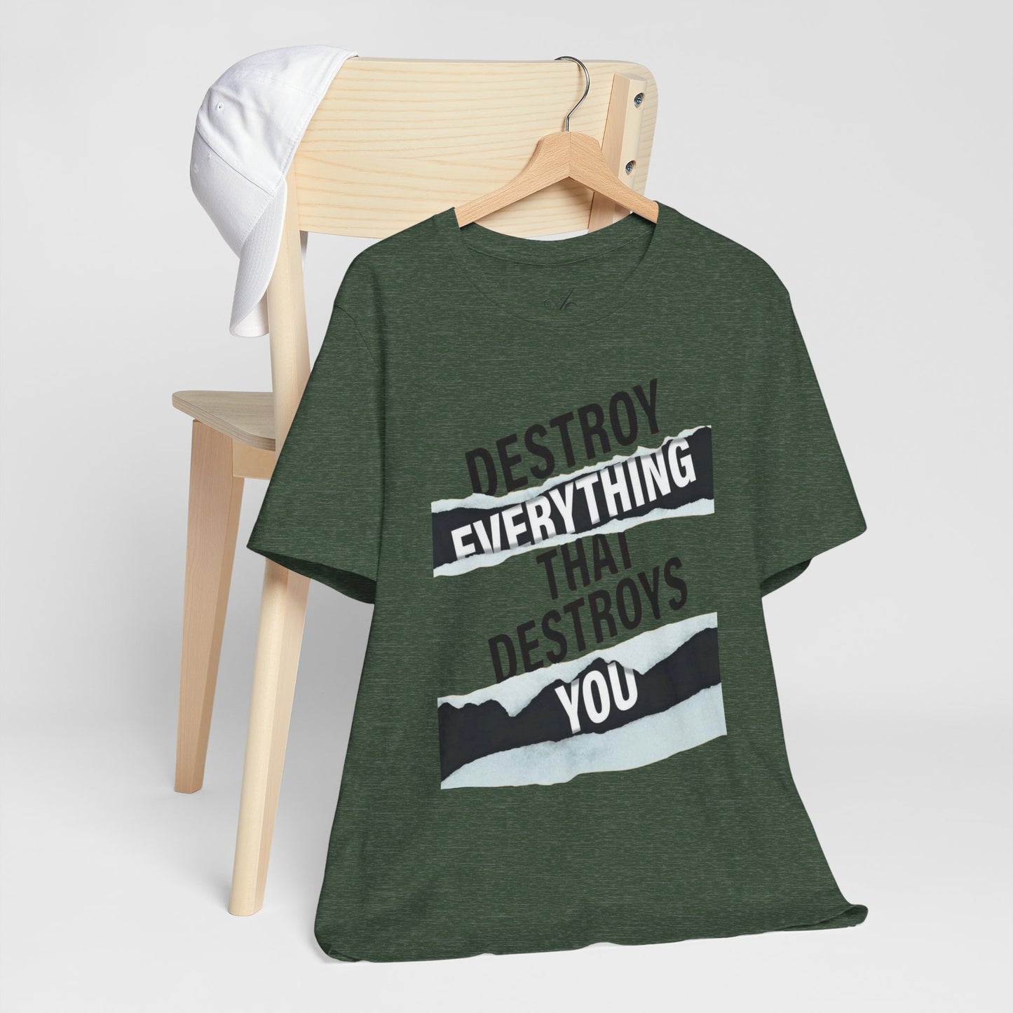 Destroy Everything That Destroys You T-Shirt  Bold Typographic Graphic Tee