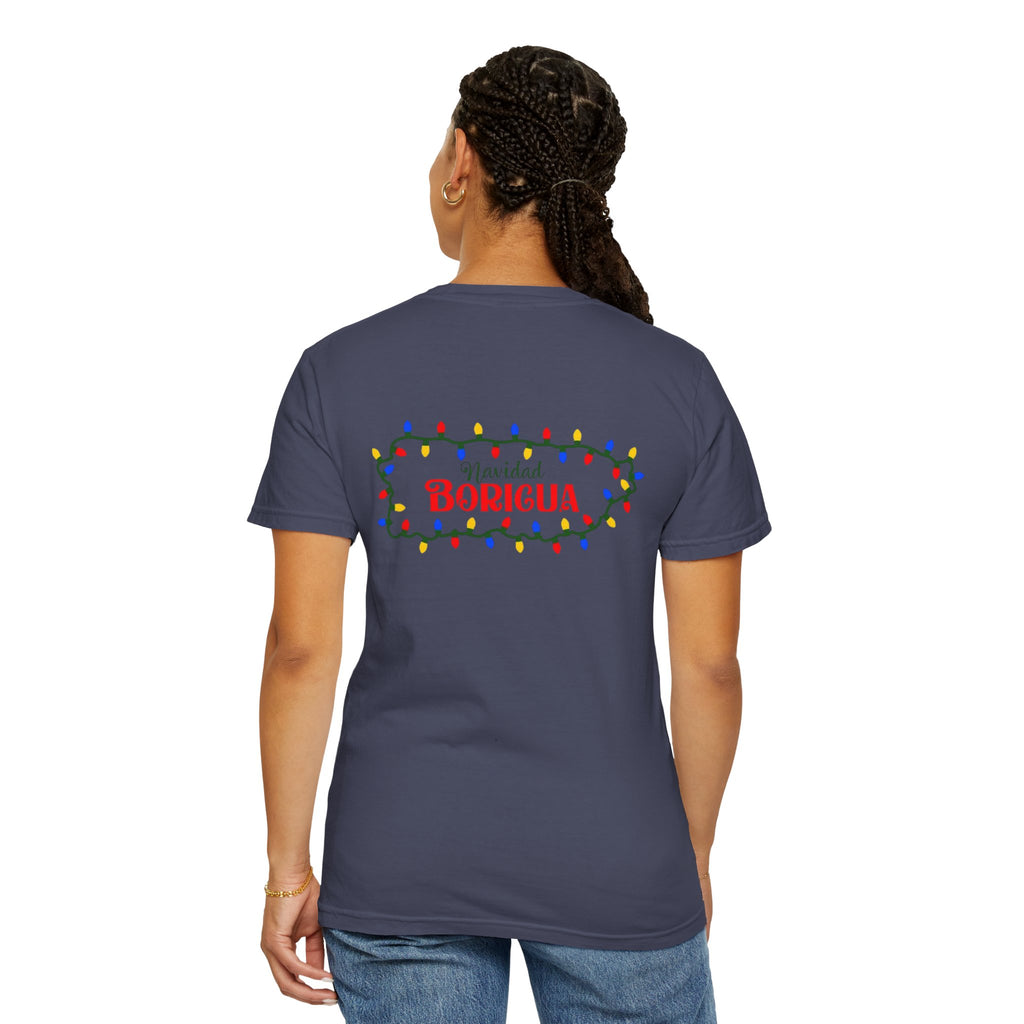Medalla Light Beer T-Shirt  Navidad Boricua Holiday Tee Puerto Rico’s Navidades