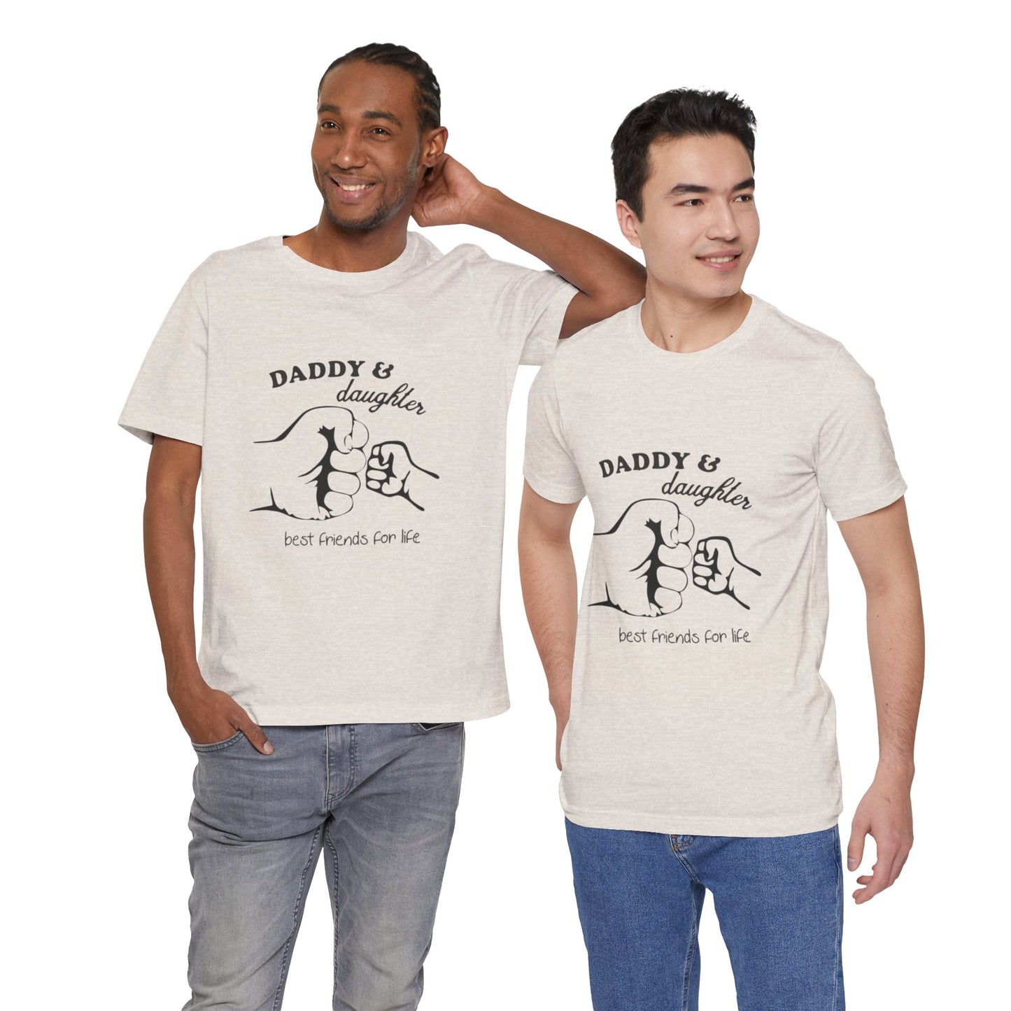 Daddy Daughter Best Friends Unisex Tee Fathers Day Gift, Family Matching Shirts, Kids & Dad Tee, Cute Parenting Apparel