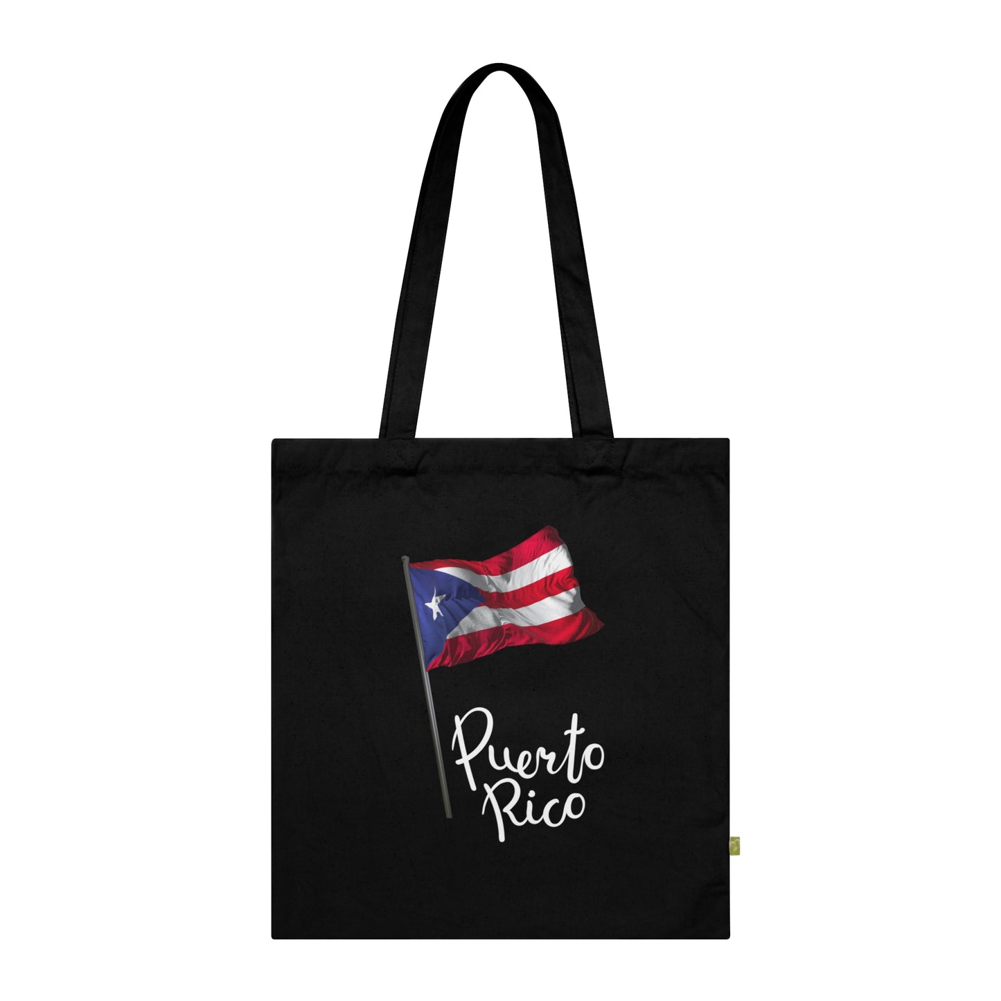 Puerto Rico Pride Organic Cotton Tote Bag - Eco-Friendly, Reusable Market Bag, Beach Tote, Shopping Bag, Gift for Travelers