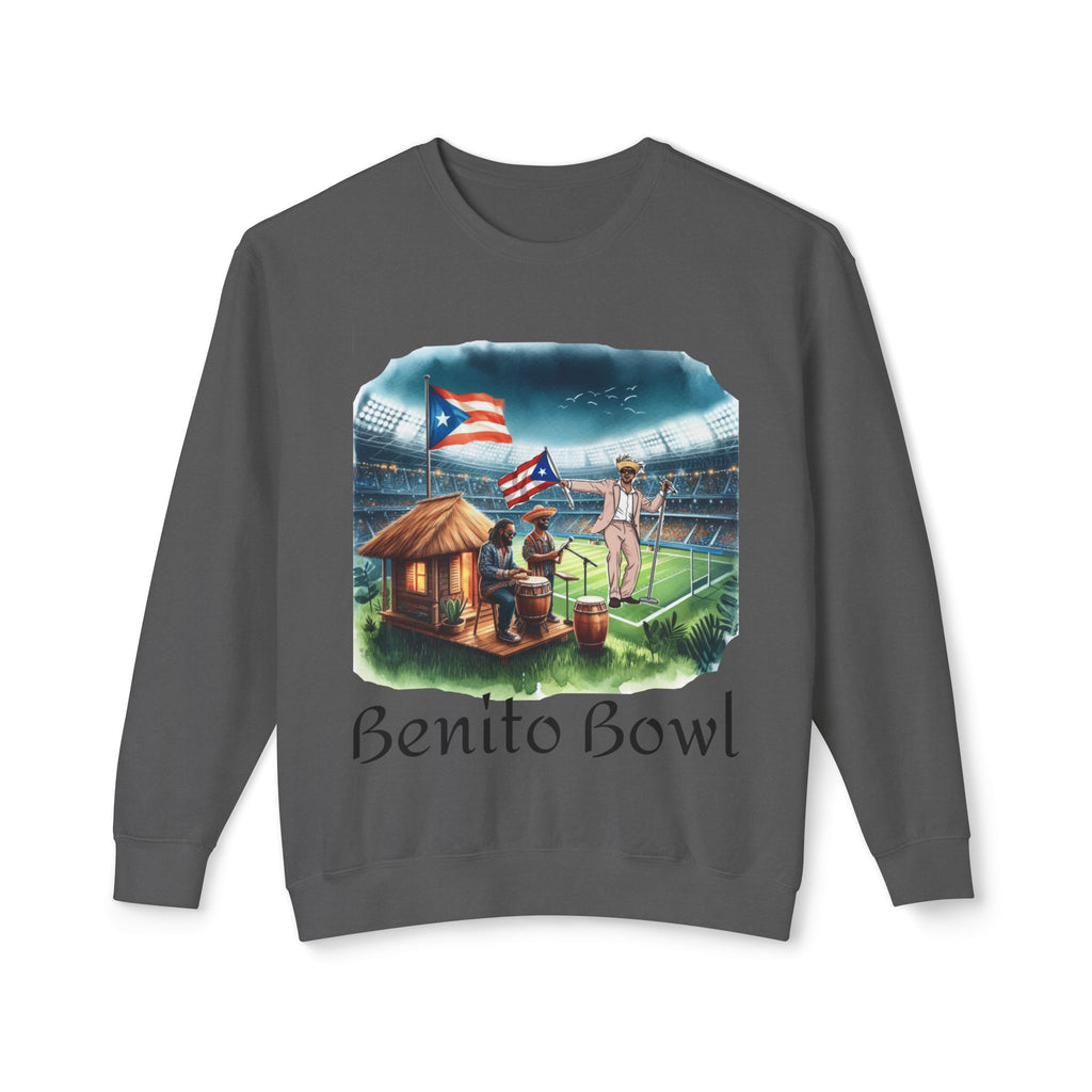 Benito Bowl Sweatshirt  Puerto Rican Tailgate SuperBowl Crewneck