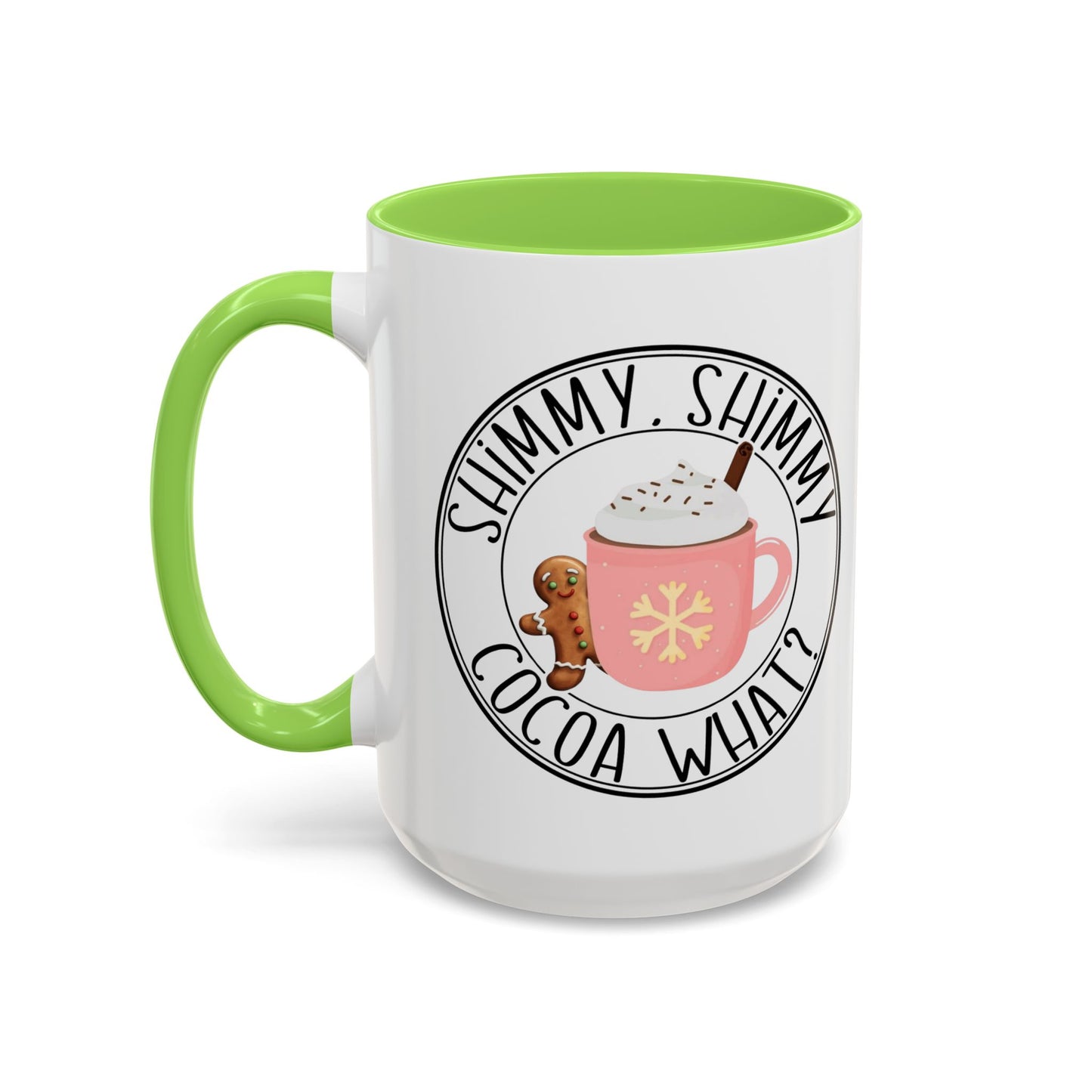 Cute Cocoa Mugs with Gingerbread Design Perfect for Winter Holiday CheerBeverage Cup Christmas Design