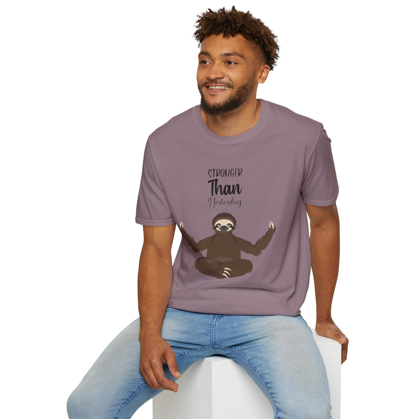 🧘‍♀️ Wear Your Peace. - Unisex Softstyle Tee, Funny Gift for Lazy Days, Quirky Casual Wear, Perfect for Birthdays, Relaxation Vibes
