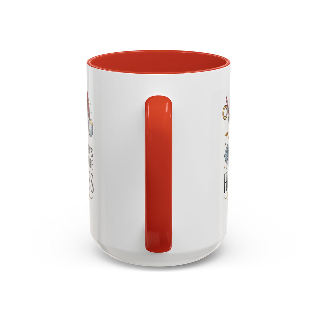 Accent Coffee Mug - "Santa's Favorite Hot Mess" Holiday Cocktail Mug (11/15 oz)
