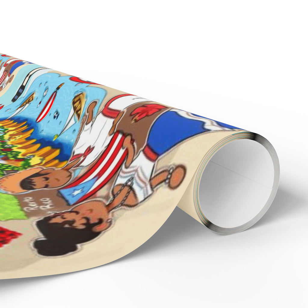 Puerto Rico Wrapping Paper – Cultural Gift Wrap | Boricua Heritage Design | Holiday & Celebration Gift Packaging