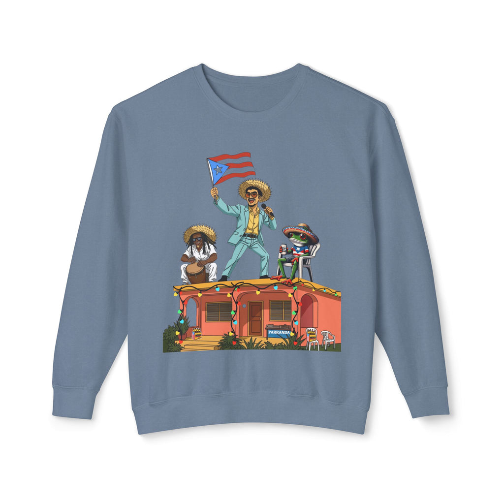 Puerto Rican Benito Parade Sweatshirt  Boricua De Pura Cepa Crewneck Puerto Rico Navidades