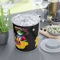 Medalla Light Ice Bucket with Tongs  Puerto Rican Frog Beer Cooler Boricua Entertaining Bar Accessory