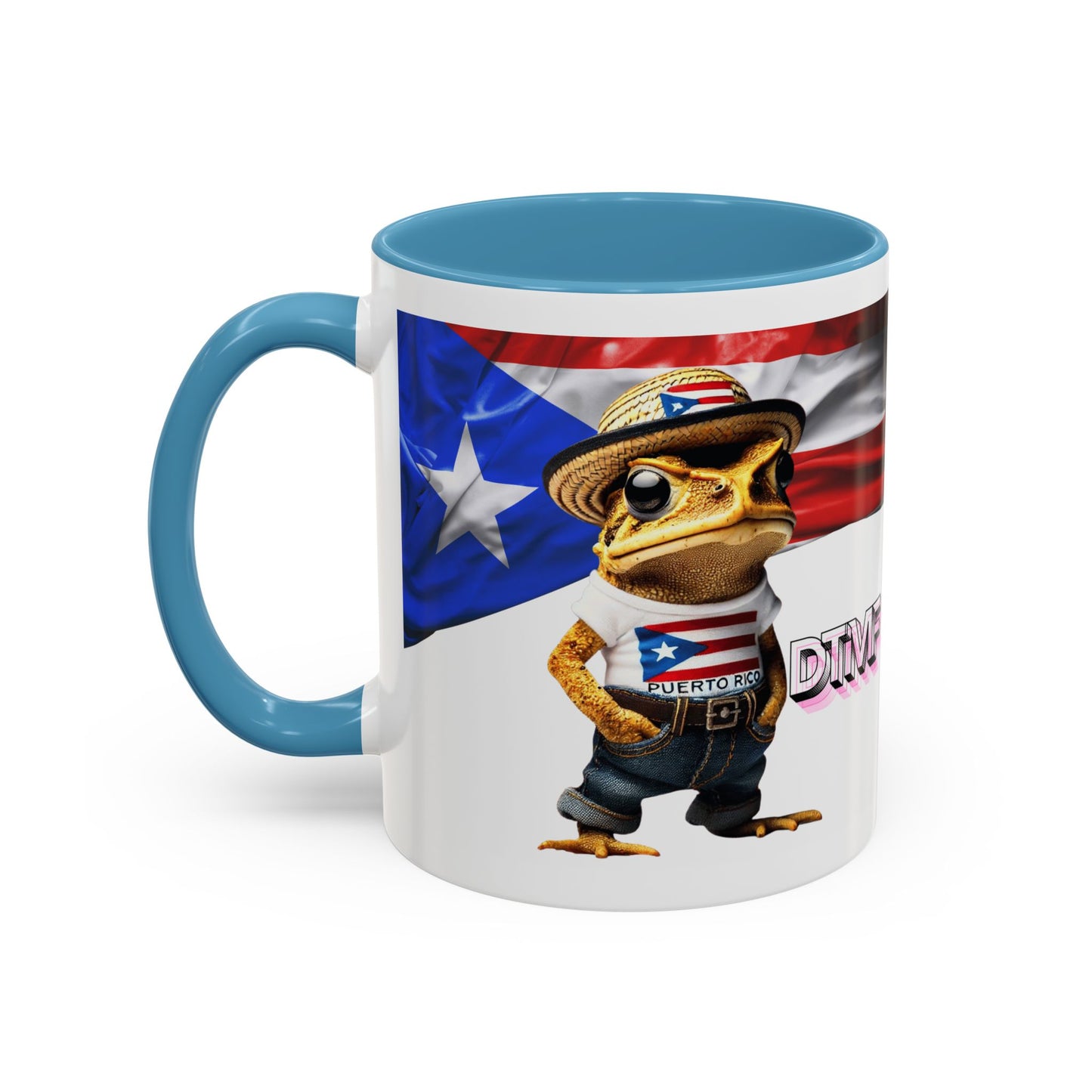 Puerto Rican Heritage Mugs with Unique Designs Accent Coffee Mug (11, 15oz)