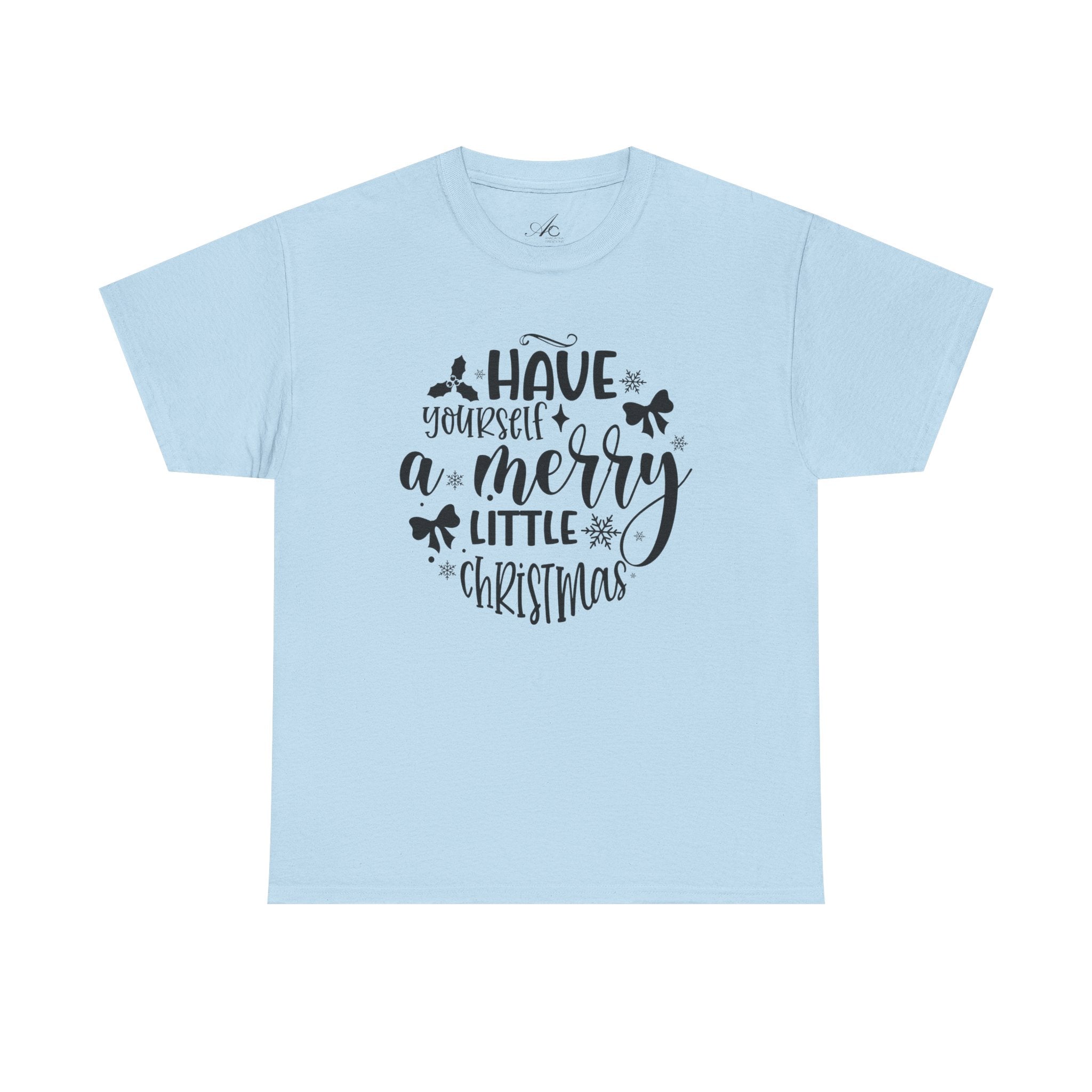 Merry Christmas Cotton Tee Holiday Graphic Tees & Cozy Festive Wear