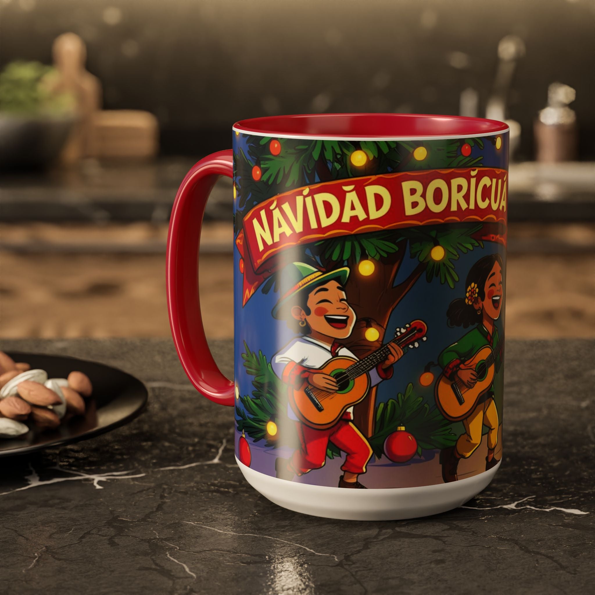 Navidad Boricua Mug Vibrant Puerto Rican Celebration Mug
