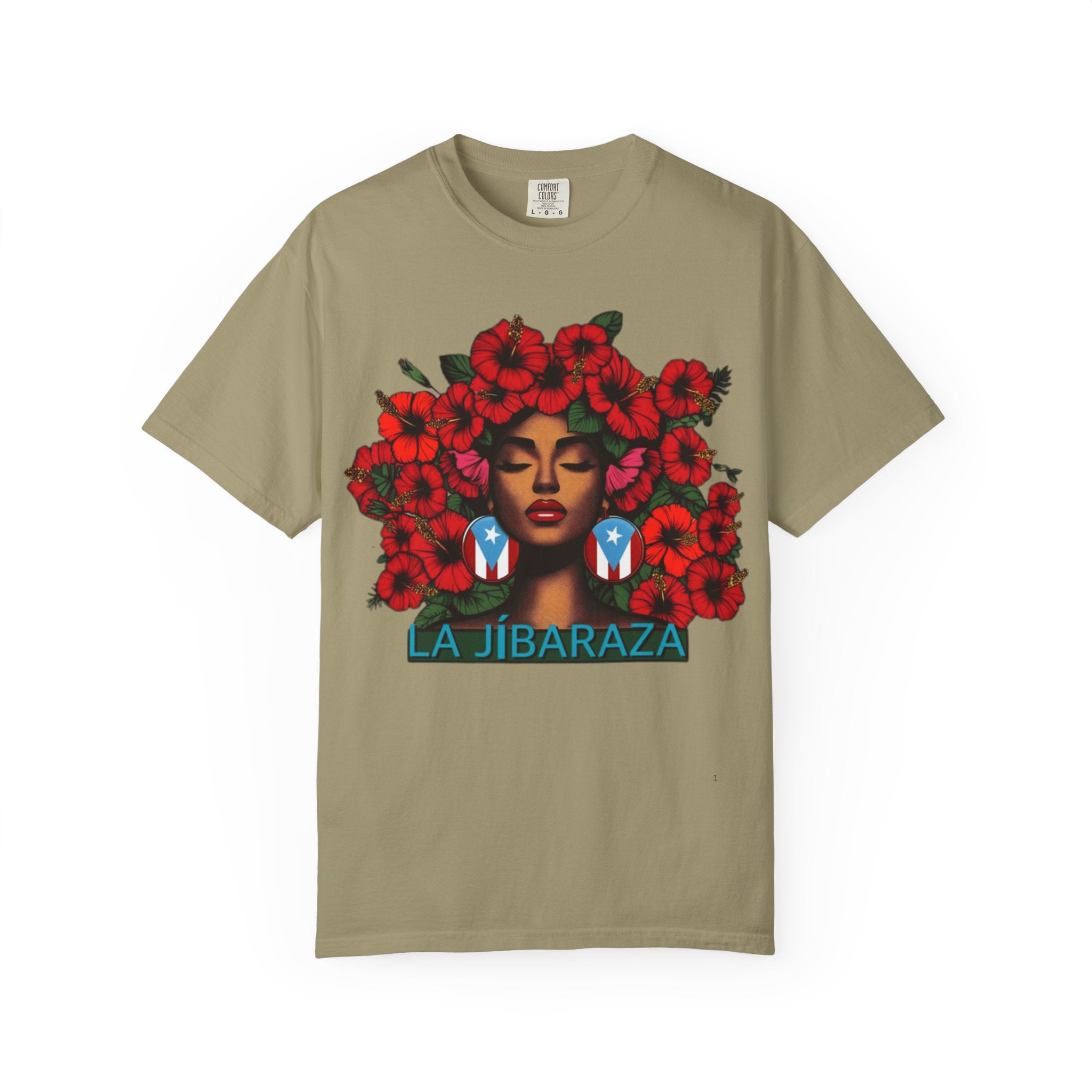 Puerto Rico Navidades T-Shirt — "La Jíbaraza" Floral Puerto Rican Pride Tee