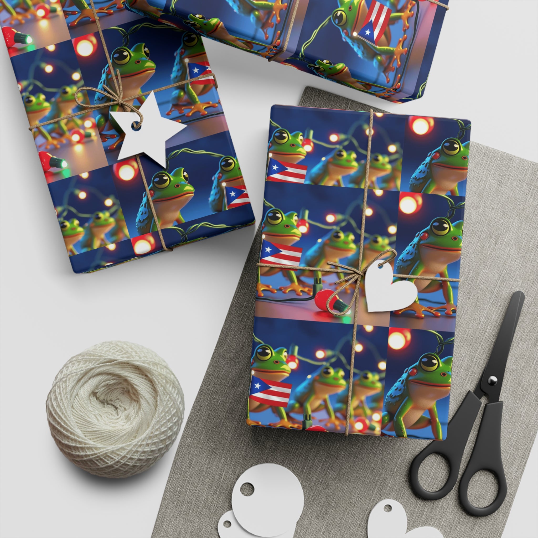 Puerto Rico Wrapping Paper Cultural Gift Wrap | Boricua Heritage Design | Holiday & Celebration Gift Packaging