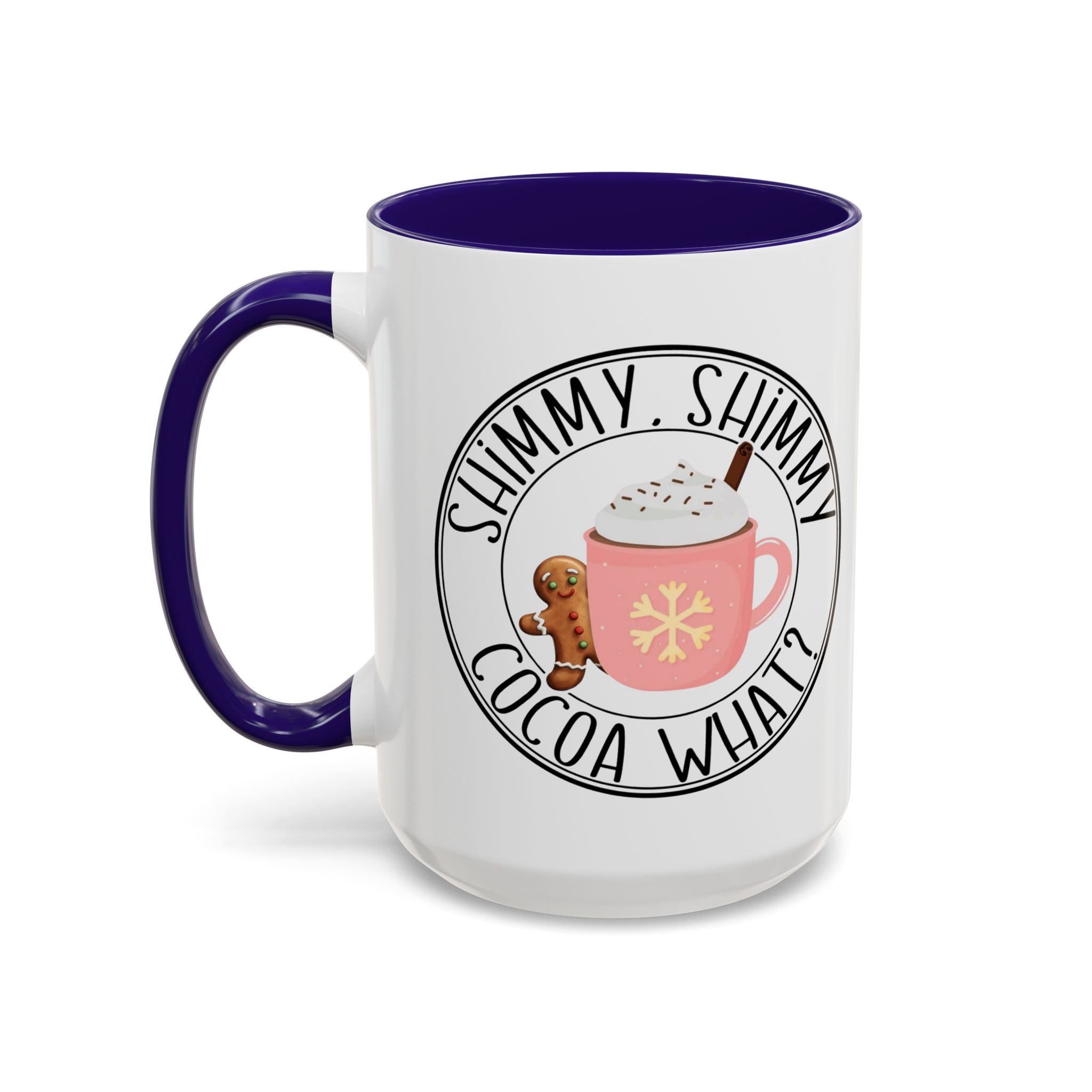 Cute Cocoa Mugs with Gingerbread Design Perfect for Winter Holiday CheerBeverage Cup Christmas Design