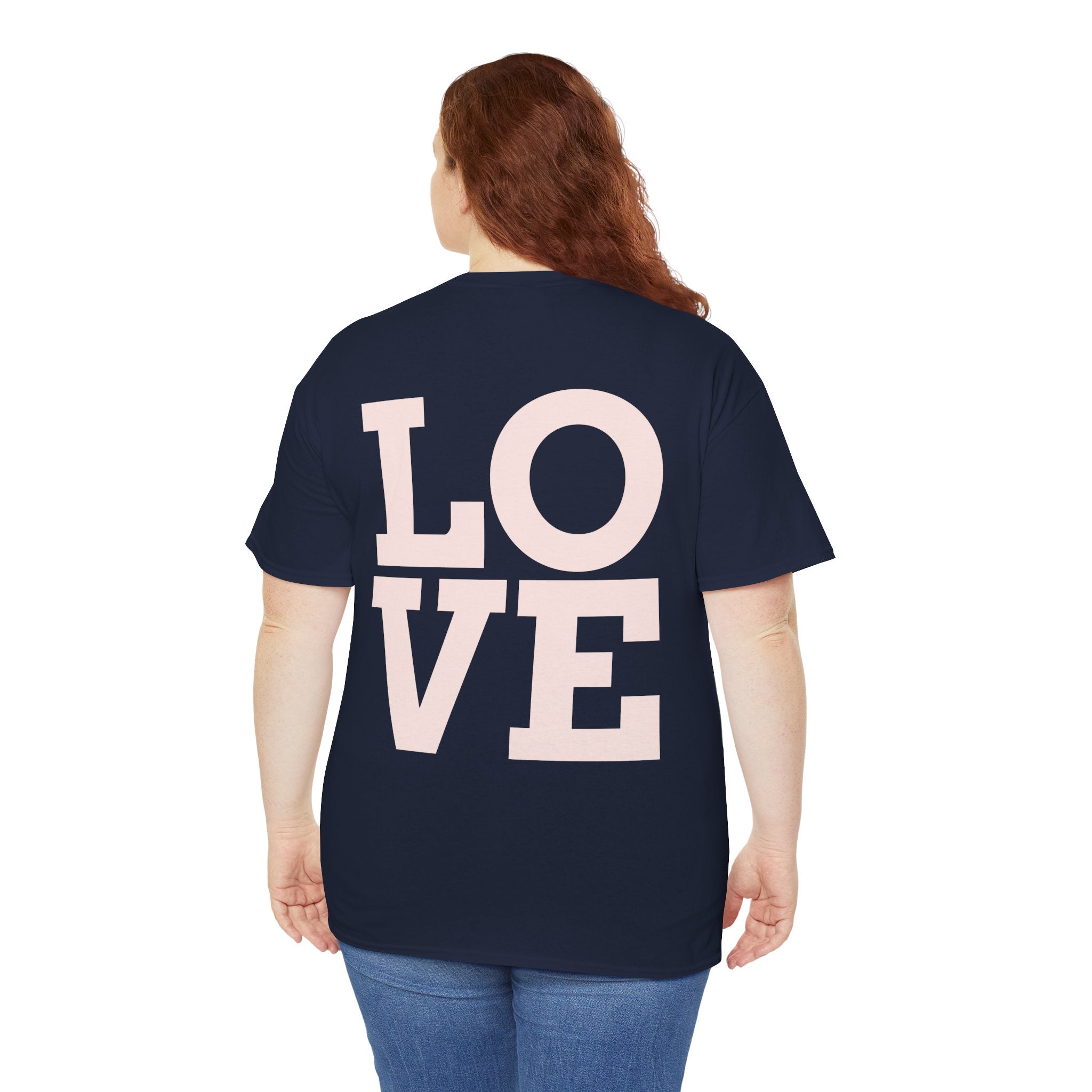 Pink Heart Cherries Tee  LOVE Graphic Valentine T-Shirt
