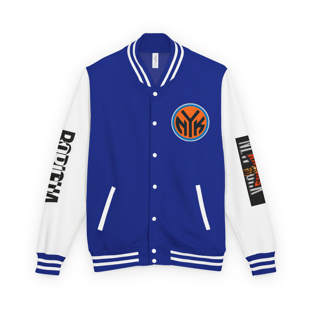 Basketball-Inspired Letterman Jacket — Men's Retro Varsity Sports Jacket Jose AlvarTribute Varsity Jacket