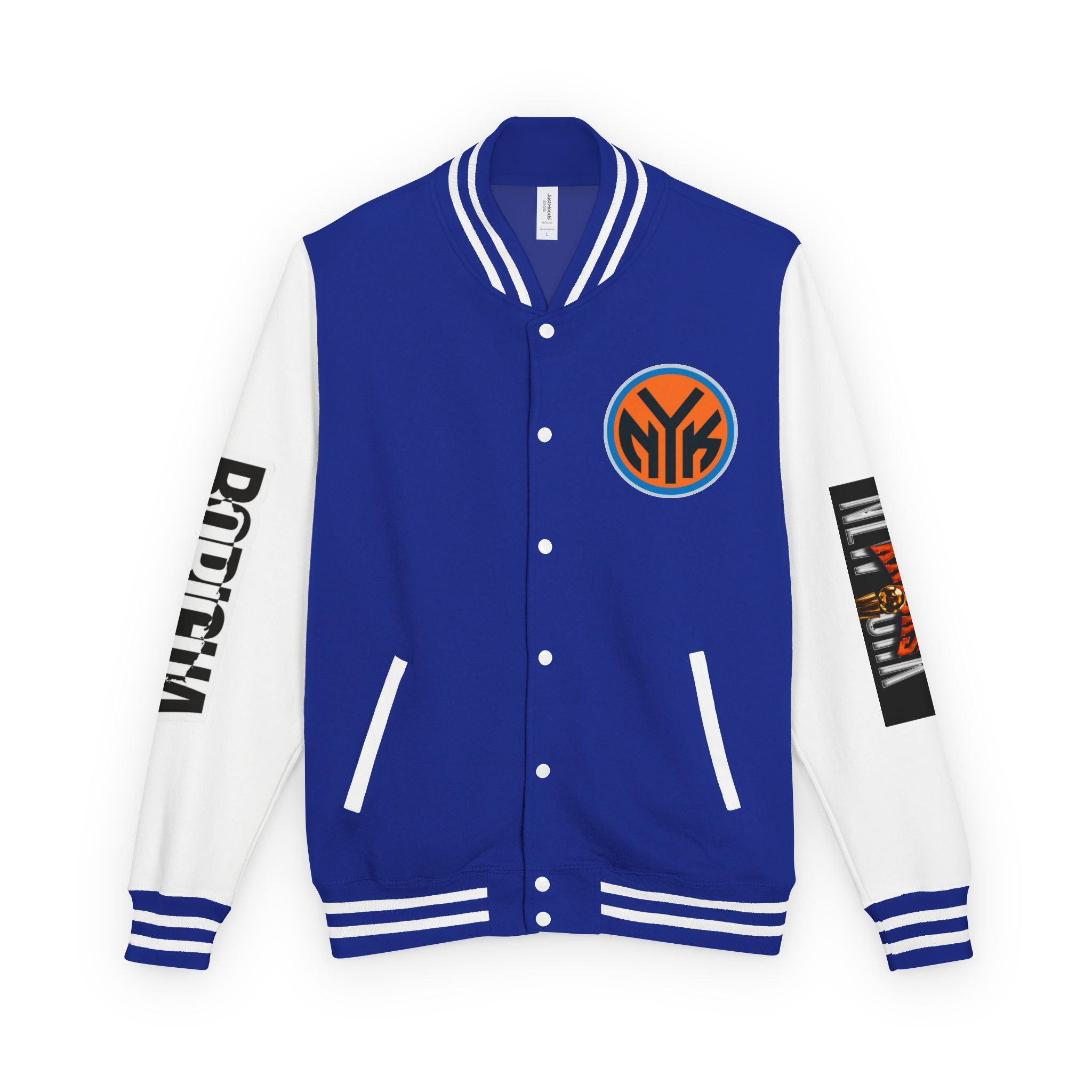 Basketball-Inspired Letterman Jacket — Men's Retro Varsity Sports Jacket Jose AlvarTribute Varsity Jacket