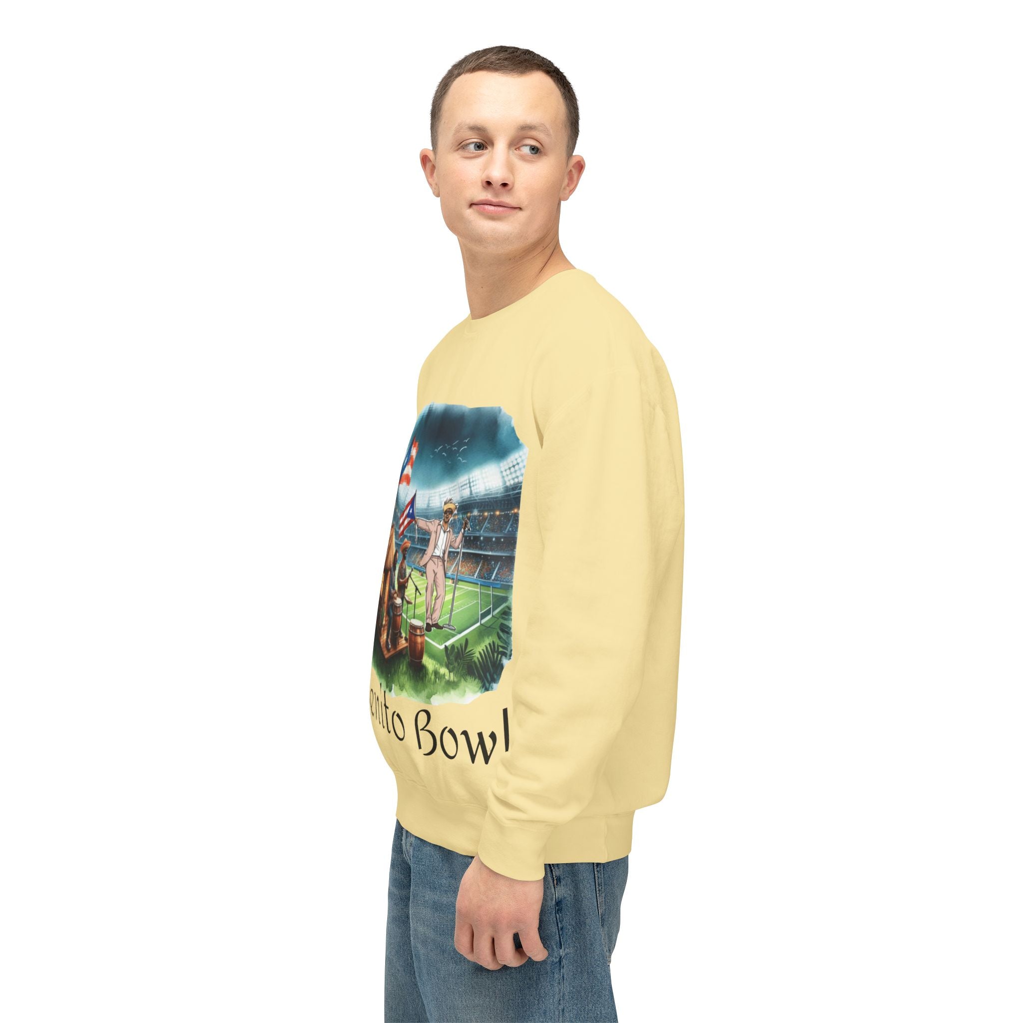 Benito Bowl Sweatshirt  Puerto Rican Tailgate SuperBowl Crewneck