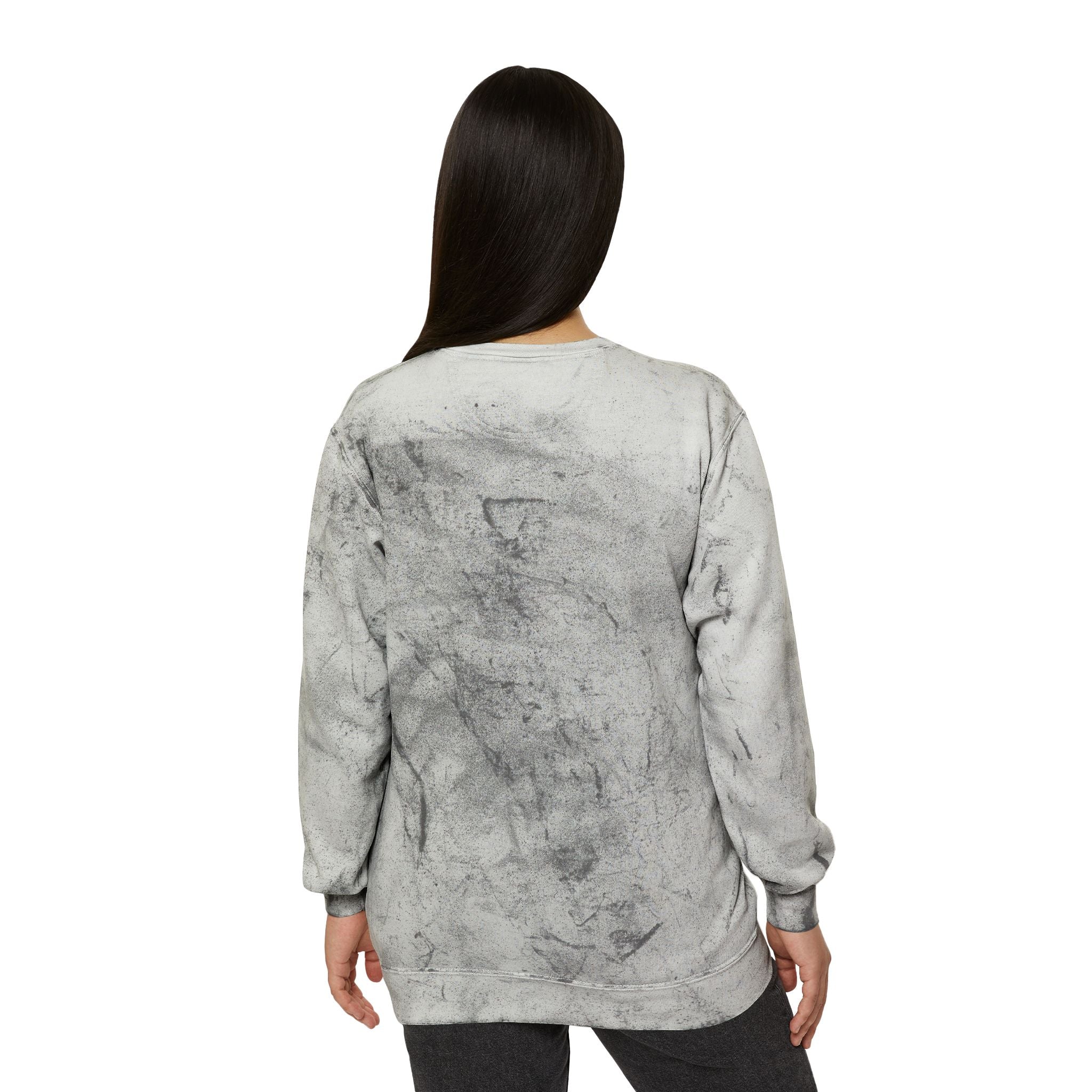 Autism Awareness & Pride Collection Mama Color Blast Crewneck Sweatshirt - Unisex Tie-Dye Style