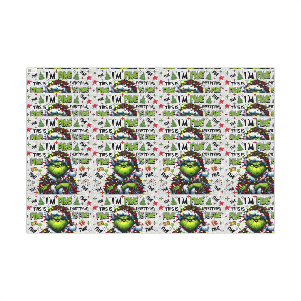 Festive Wrapping Paper  Whimsical Holiday Gift Wrap | Christmas Paper Roll | Fun & Unique Gift Packaging