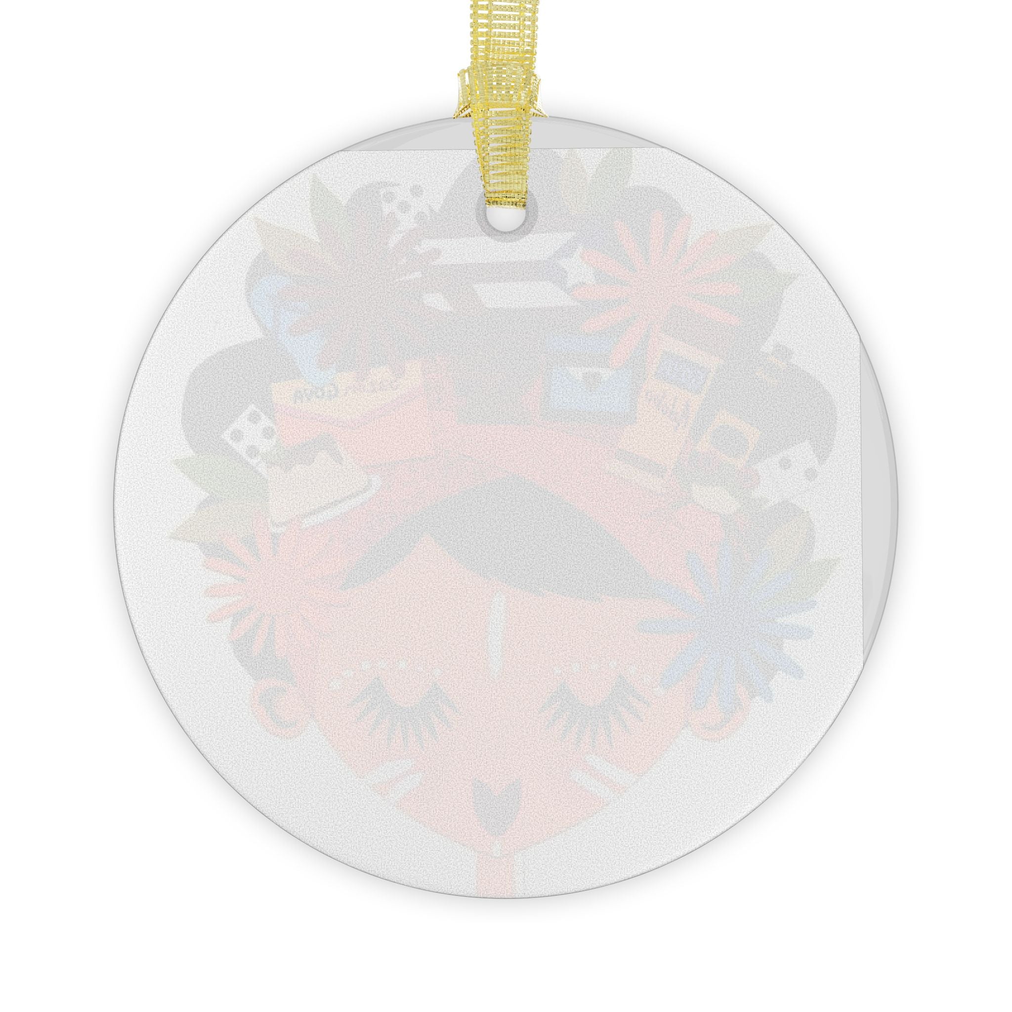 Feliz Navidad Boricua Glass Ornament | Puerto Rican Christmas Keepsake Glass Ornaments