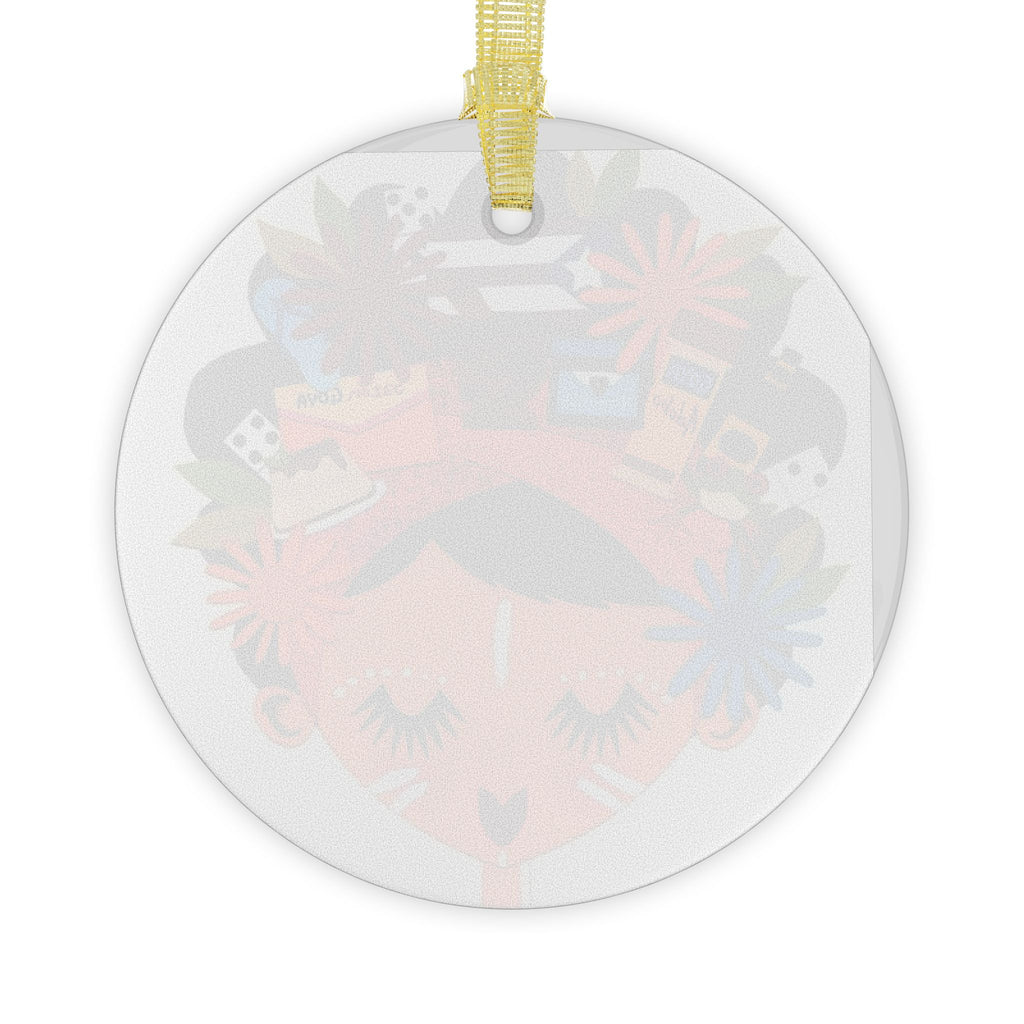 Feliz Navidad Boricua Glass Ornament | Puerto Rican Christmas Keepsake Glass Ornaments