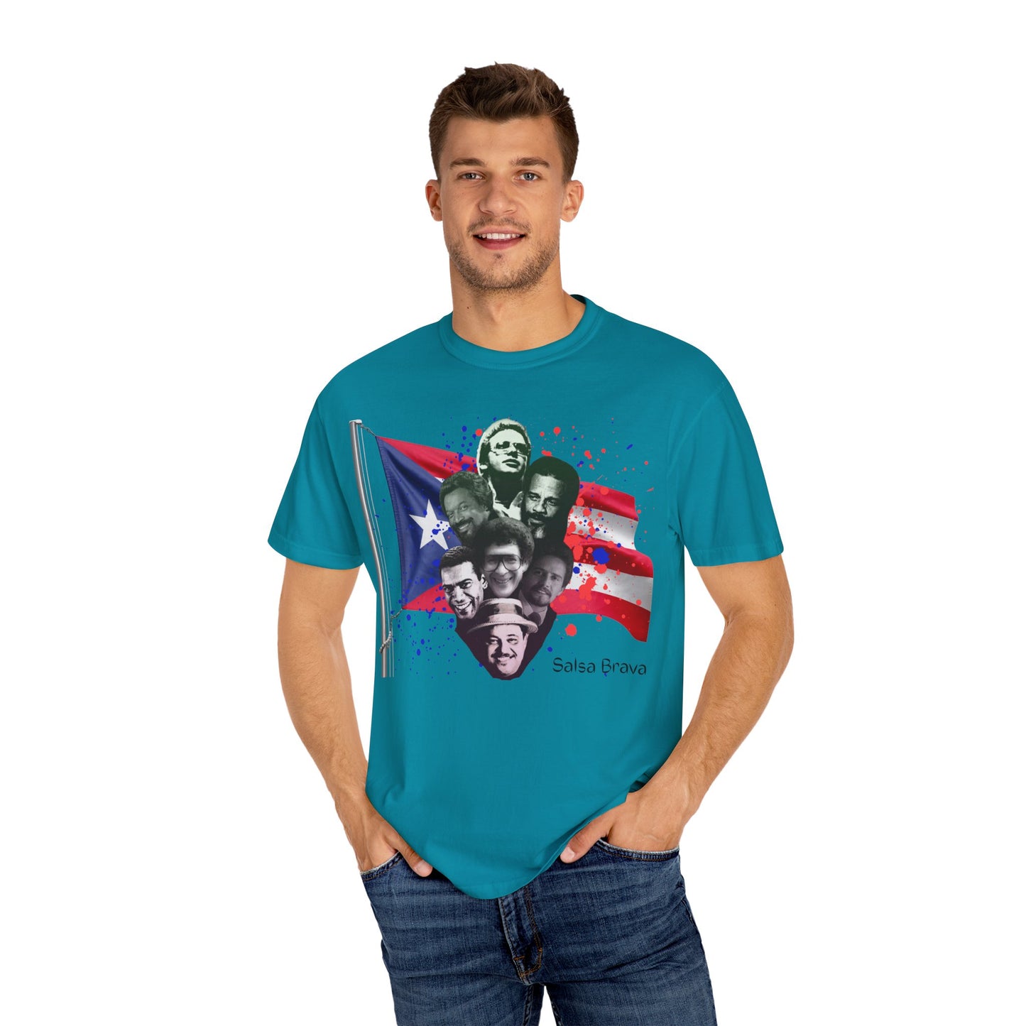 Salsa Brava T-Shirt, Vibrant Puerto Rican Pride Shirt, Gift for Salsa Lovers, Unisex Festival Tee, Caribbean Culture Apparel